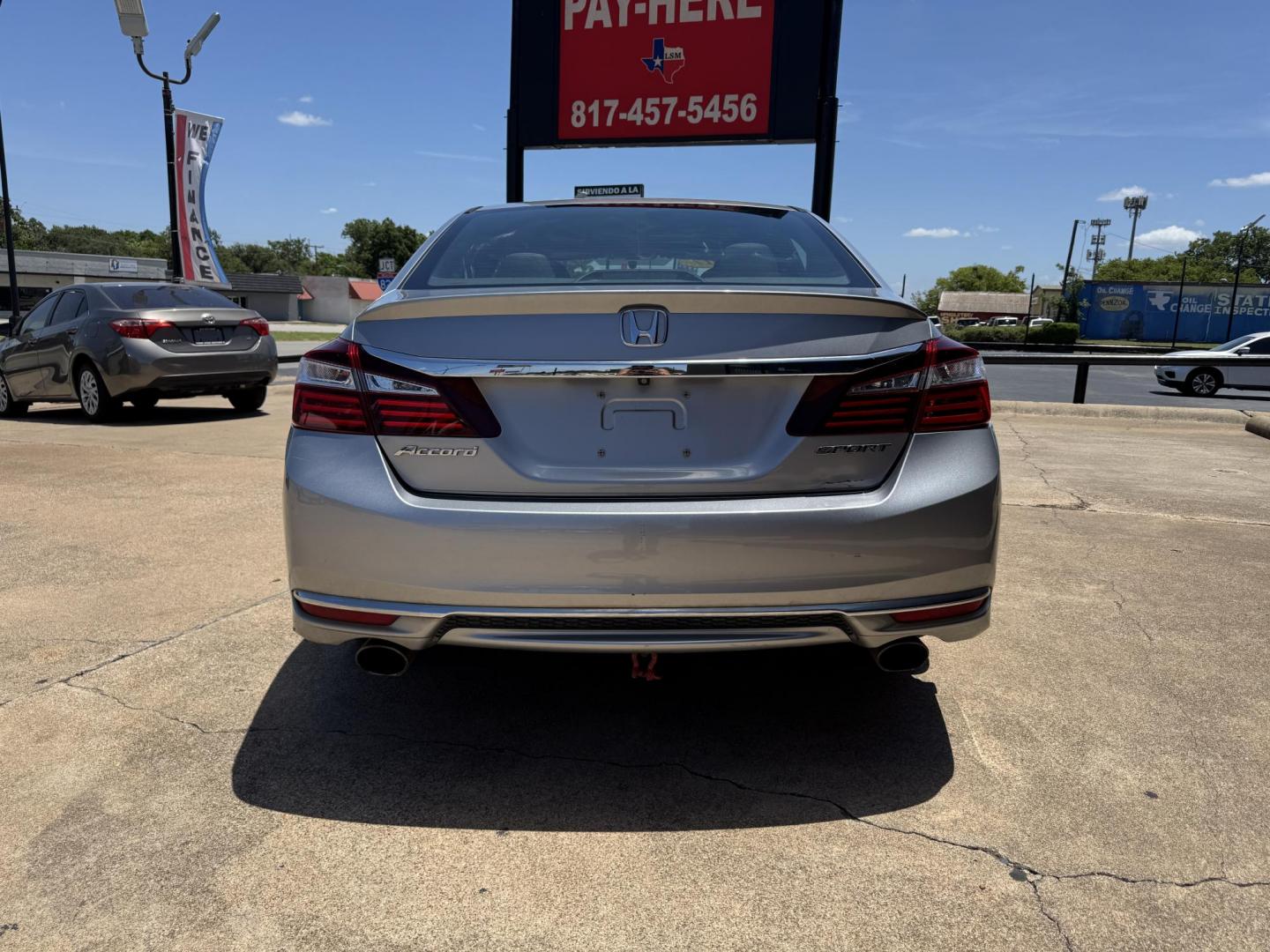 2017 GRAY HONDA ACCORD SPORT (1HGCR2F5XHA) , located at 5900 E. Lancaster Ave., Fort Worth, TX, 76112, (817) 457-5456, 0.000000, 0.000000 - Photo#4
