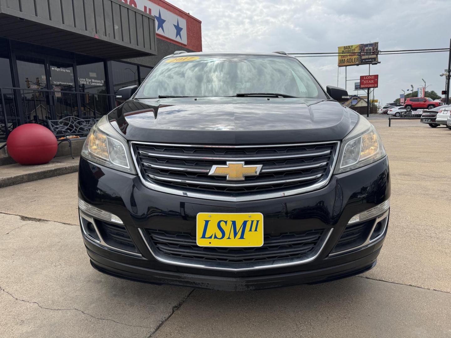 2017 BLACK CHEVROLET TRAVERSE 1LT (1GNKRGKD3HJ) , located at 5900 E. Lancaster Ave., Fort Worth, TX, 76112, (817) 457-5456, 0.000000, 0.000000 - Photo#1