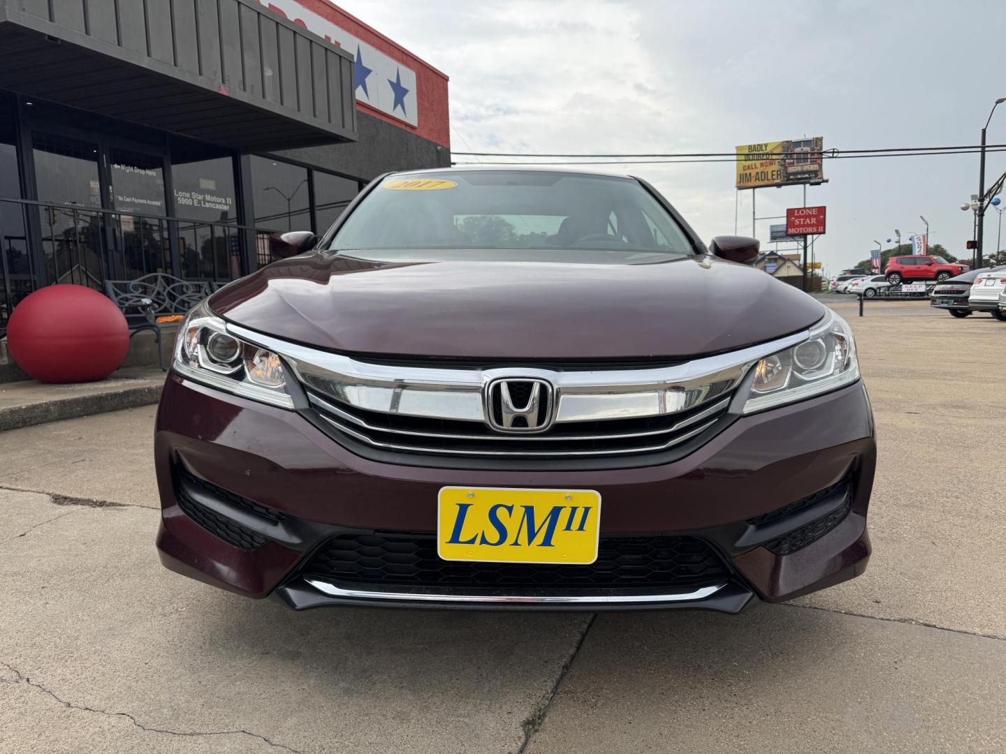 2017 PURPLE HONDA ACCORD LX (1HGCR2F30HA) , located at 5900 E. Lancaster Ave., Fort Worth, TX, 76112, (817) 457-5456, 0.000000, 0.000000 - Photo#1