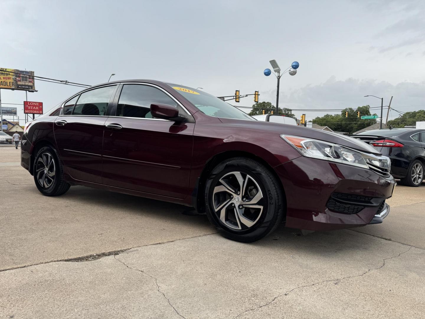 2017 PURPLE HONDA ACCORD LX (1HGCR2F30HA) , located at 5900 E. Lancaster Ave., Fort Worth, TX, 76112, (817) 457-5456, 0.000000, 0.000000 - Photo#2