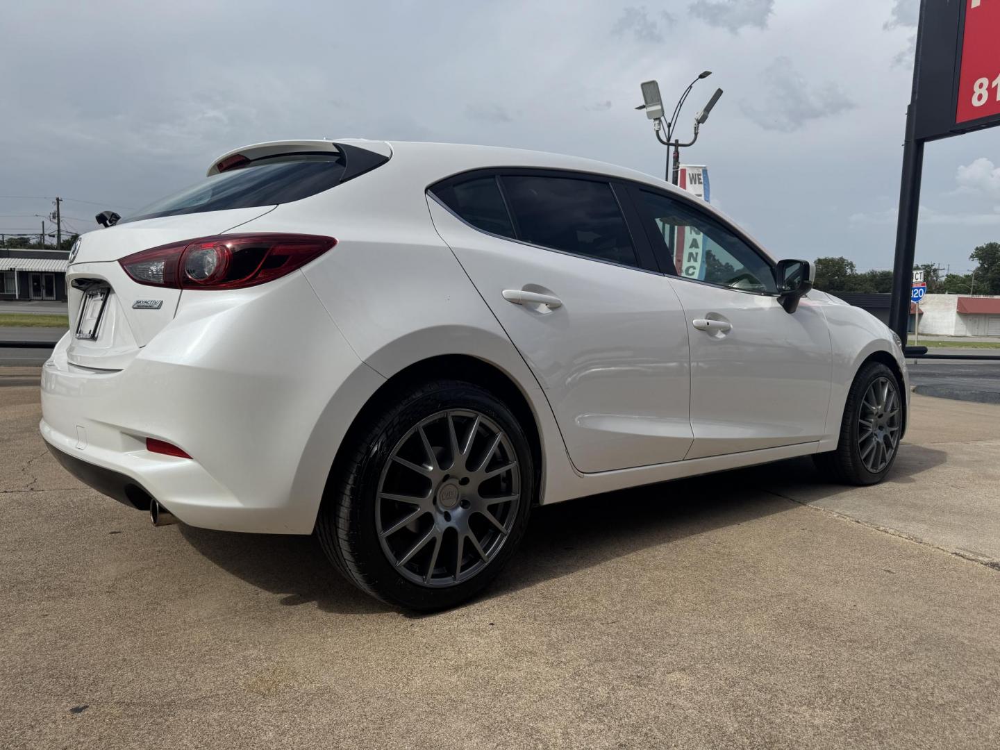 2018 WHITE MAZDA MAZDA3 GRAND TOURING (3MZBN1M30JM) , located at 5900 E. Lancaster Ave., Fort Worth, TX, 76112, (817) 457-5456, 0.000000, 0.000000 - Photo#3