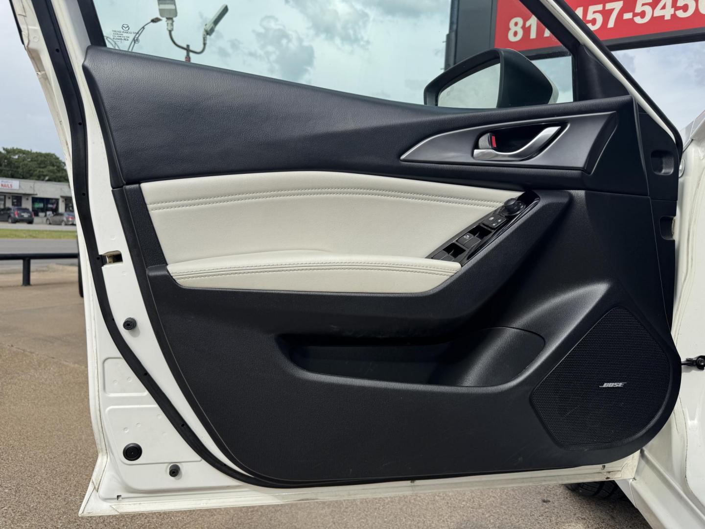 2018 WHITE MAZDA MAZDA3 GRAND TOURING (3MZBN1M30JM) , located at 5900 E. Lancaster Ave., Fort Worth, TX, 76112, (817) 457-5456, 0.000000, 0.000000 - Photo#7