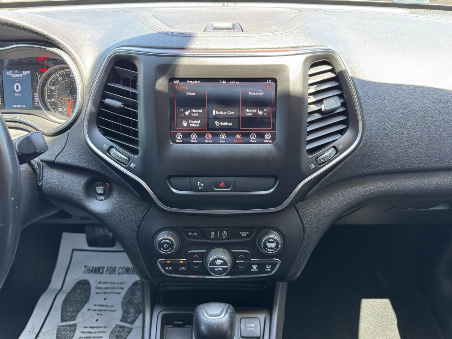 2019 SILVER JEEP CHEROKEE LATITUDE PL (1C4PJLLX9KD) , located at 5900 E. Lancaster Ave., Fort Worth, TX, 76112, (817) 457-5456, 0.000000, 0.000000- Photo#22