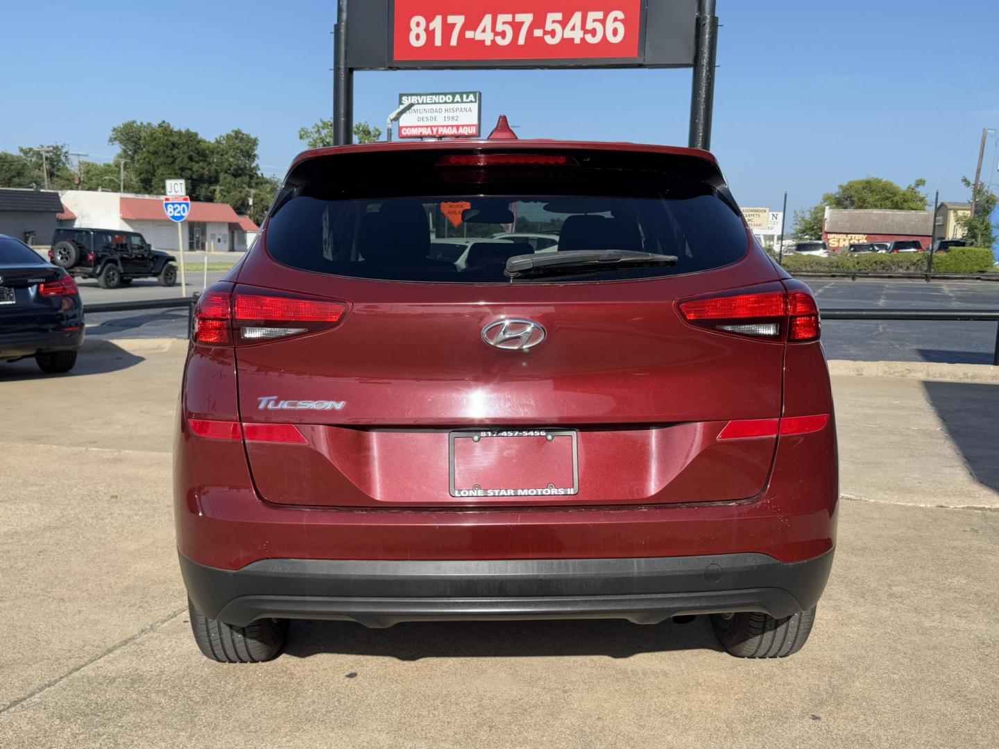 2019 RED HYUNDAI TUCSON SE (KM8J23A49KU) , located at 5900 E. Lancaster Ave., Fort Worth, TX, 76112, (817) 457-5456, 0.000000, 0.000000 - Photo#4