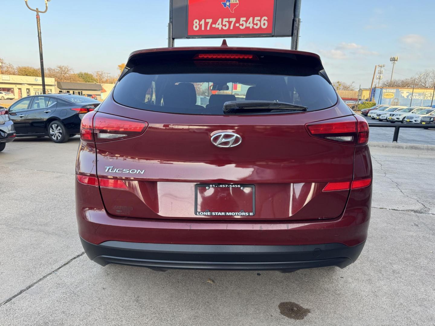 2019 RED HYUNDAI TUCSON SE (KM8J23A49KU) , located at 5900 E. Lancaster Ave., Fort Worth, TX, 76112, (817) 457-5456, 0.000000, 0.000000 - Photo#4