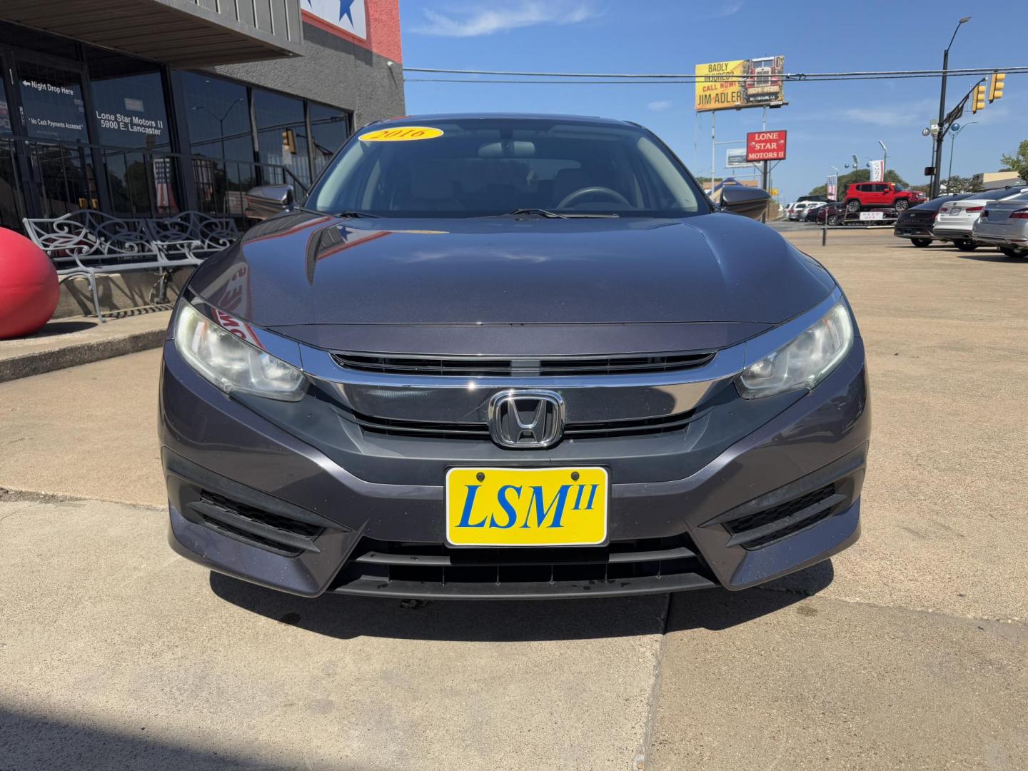 2016 GRAY HONDA CIVIC EX (19XFC2F7XGE) , located at 5900 E. Lancaster Ave., Fort Worth, TX, 76112, (817) 457-5456, 0.000000, 0.000000 - Photo#1