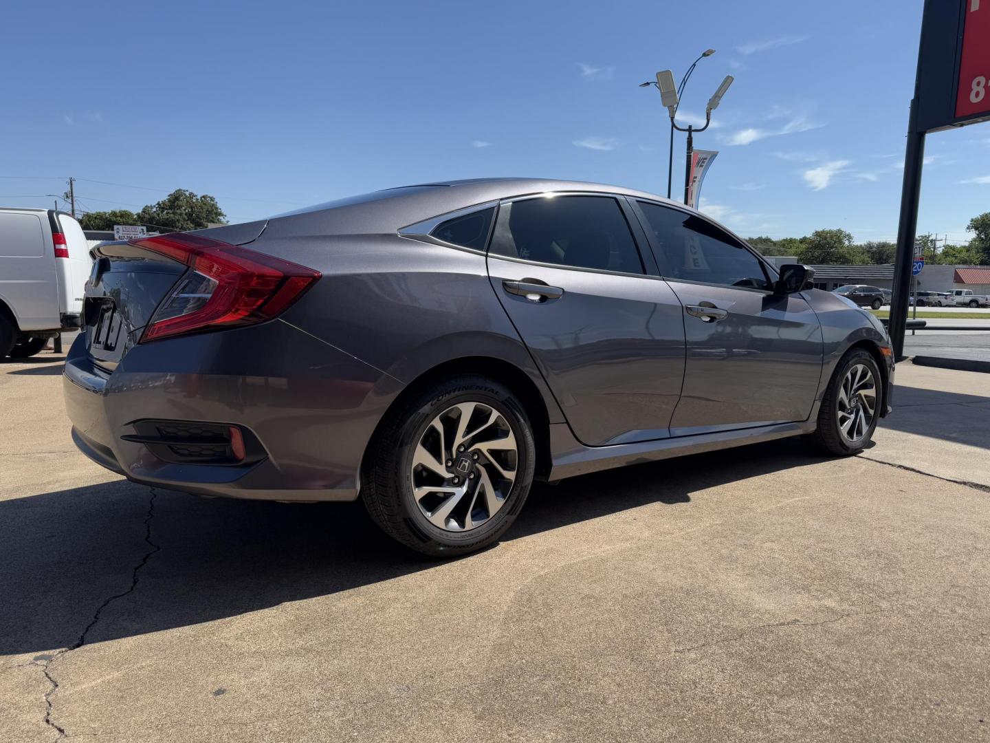 2016 GRAY HONDA CIVIC EX (19XFC2F7XGE) , located at 5900 E. Lancaster Ave., Fort Worth, TX, 76112, (817) 457-5456, 0.000000, 0.000000 - Photo#3