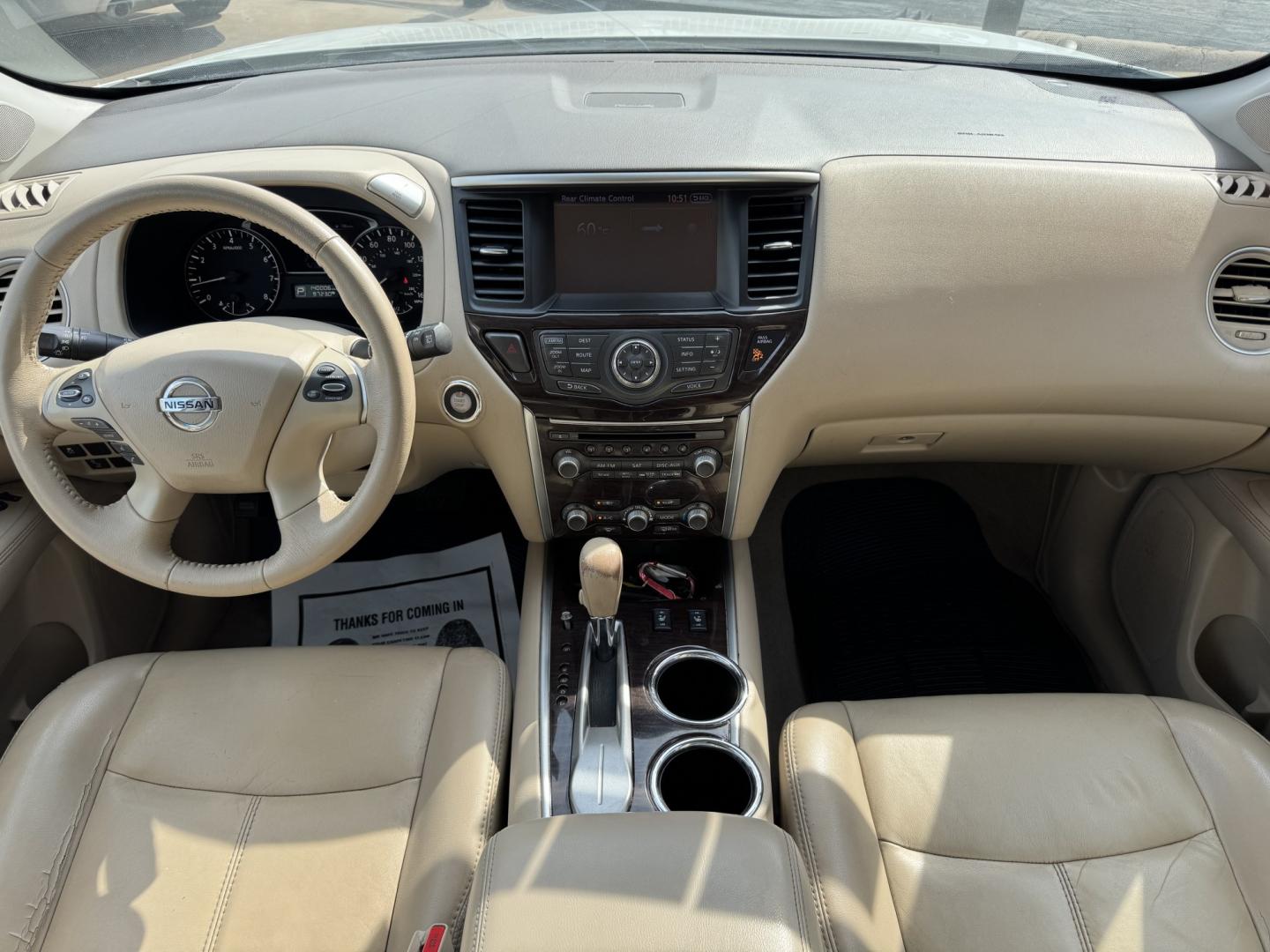 2015 WHITE NISSAN PATHFINDER S; SL; PL (5N1AR2MN6FC) , located at 5900 E. Lancaster Ave., Fort Worth, TX, 76112, (817) 457-5456, 0.000000, 0.000000- Photo#19