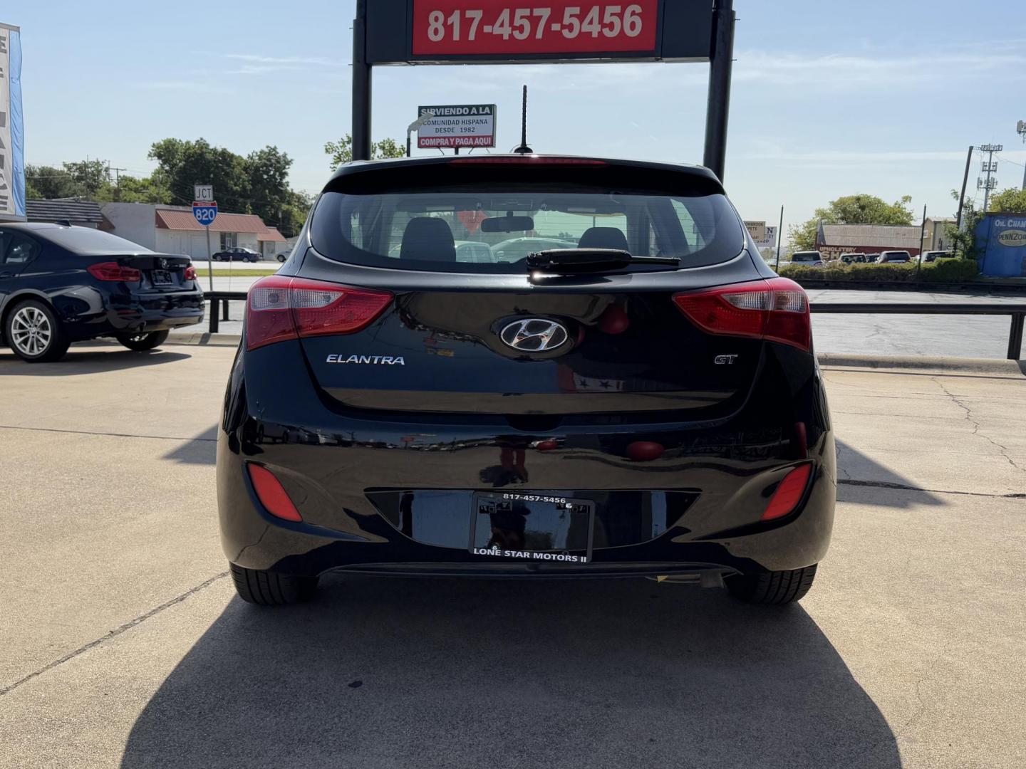 2017 BLACK HYUNDAI ELANTRA GT BASE (KMHD35LH2HU) , located at 5900 E. Lancaster Ave., Fort Worth, TX, 76112, (817) 457-5456, 0.000000, 0.000000 - Photo#4