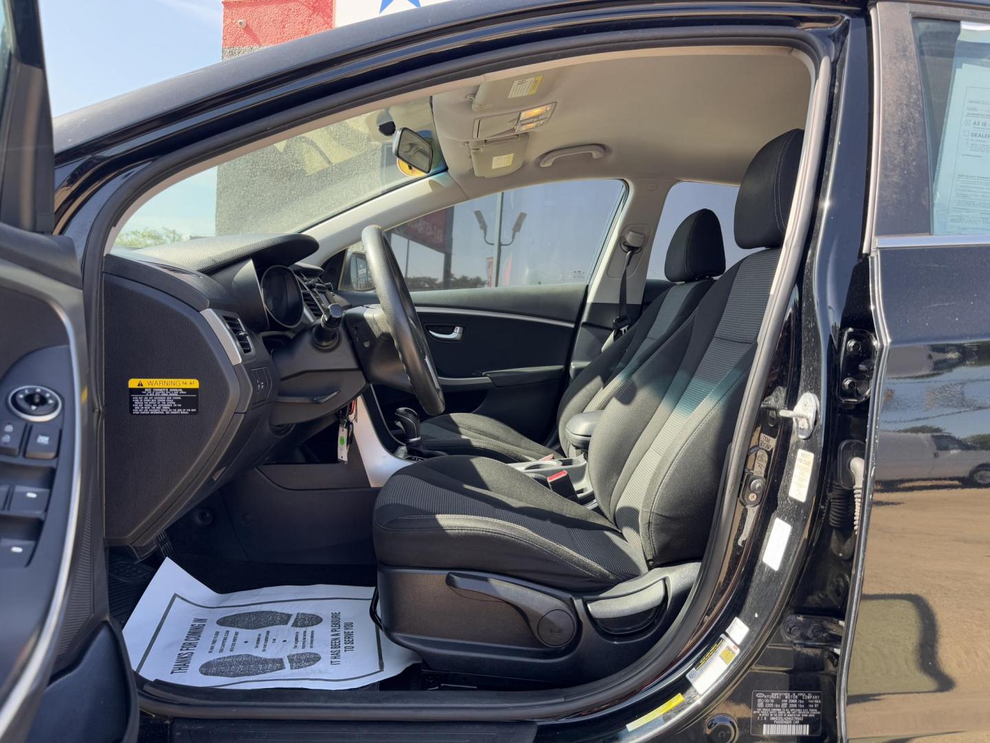 2017 BLACK HYUNDAI ELANTRA GT BASE (KMHD35LH2HU) , located at 5900 E. Lancaster Ave., Fort Worth, TX, 76112, (817) 457-5456, 0.000000, 0.000000 - Photo#8