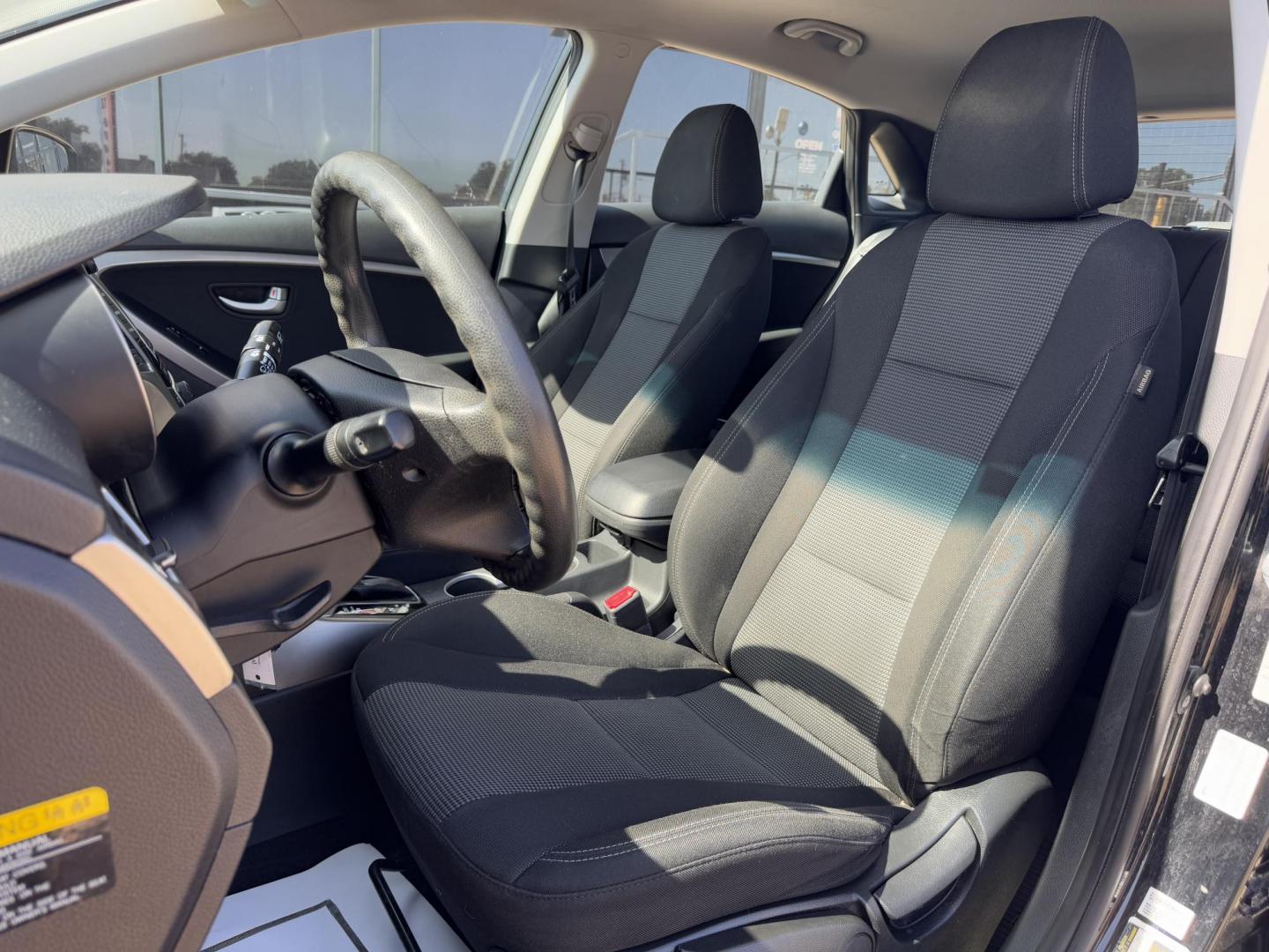 2017 BLACK HYUNDAI ELANTRA GT BASE (KMHD35LH2HU) , located at 5900 E. Lancaster Ave., Fort Worth, TX, 76112, (817) 457-5456, 0.000000, 0.000000 - Photo#9