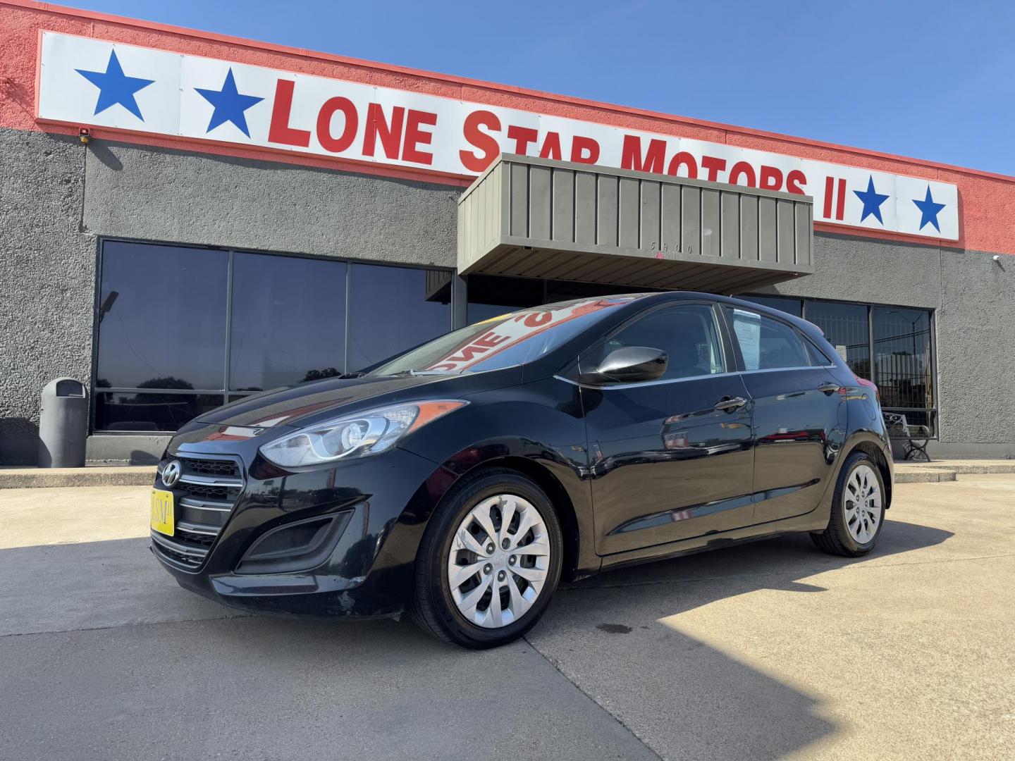 2017 BLACK HYUNDAI ELANTRA GT BASE (KMHD35LH2HU) , located at 5900 E. Lancaster Ave., Fort Worth, TX, 76112, (817) 457-5456, 0.000000, 0.000000 - Photo#0