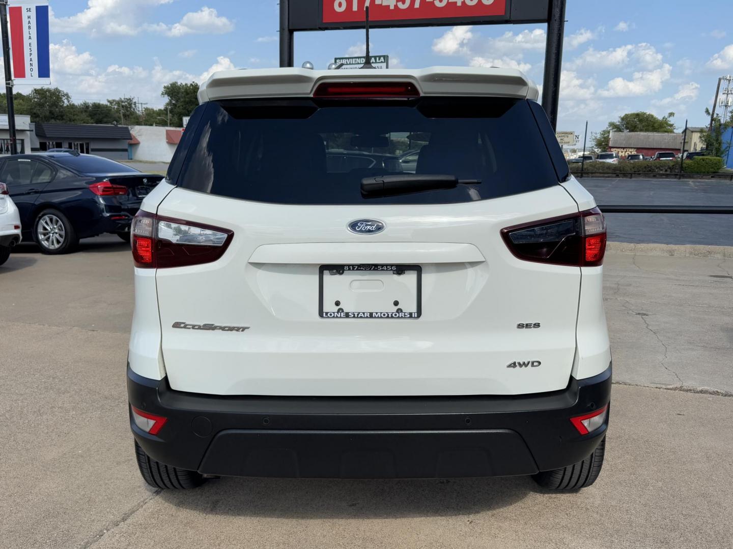 2020 WHITE FORD ECOSPORT SES (MAJ6S3JL9LC) , located at 5900 E. Lancaster Ave., Fort Worth, TX, 76112, (817) 457-5456, 0.000000, 0.000000 - Photo#4