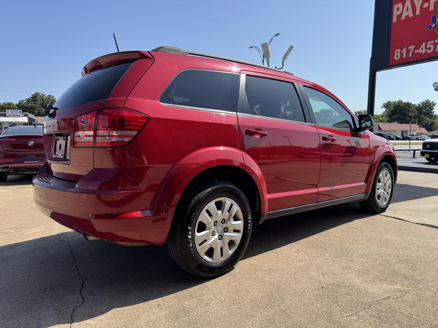 2020 RED DODGE JOURNEY SE (3C4PDCAB2LT) , located at 5900 E. Lancaster Ave., Fort Worth, TX, 76112, (817) 457-5456, 0.000000, 0.000000 - Photo#3