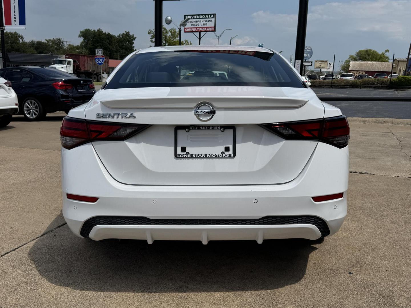 2020 WHITE NISSAN SENTRA S (3N1AB8BV5LY) , located at 5900 E. Lancaster Ave., Fort Worth, TX, 76112, (817) 457-5456, 0.000000, 0.000000 - Photo#4