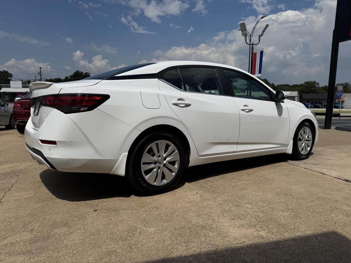 2020 WHITE NISSAN SENTRA S (3N1AB8BV5LY) , located at 5900 E. Lancaster Ave., Fort Worth, TX, 76112, (817) 457-5456, 0.000000, 0.000000 - Photo#3