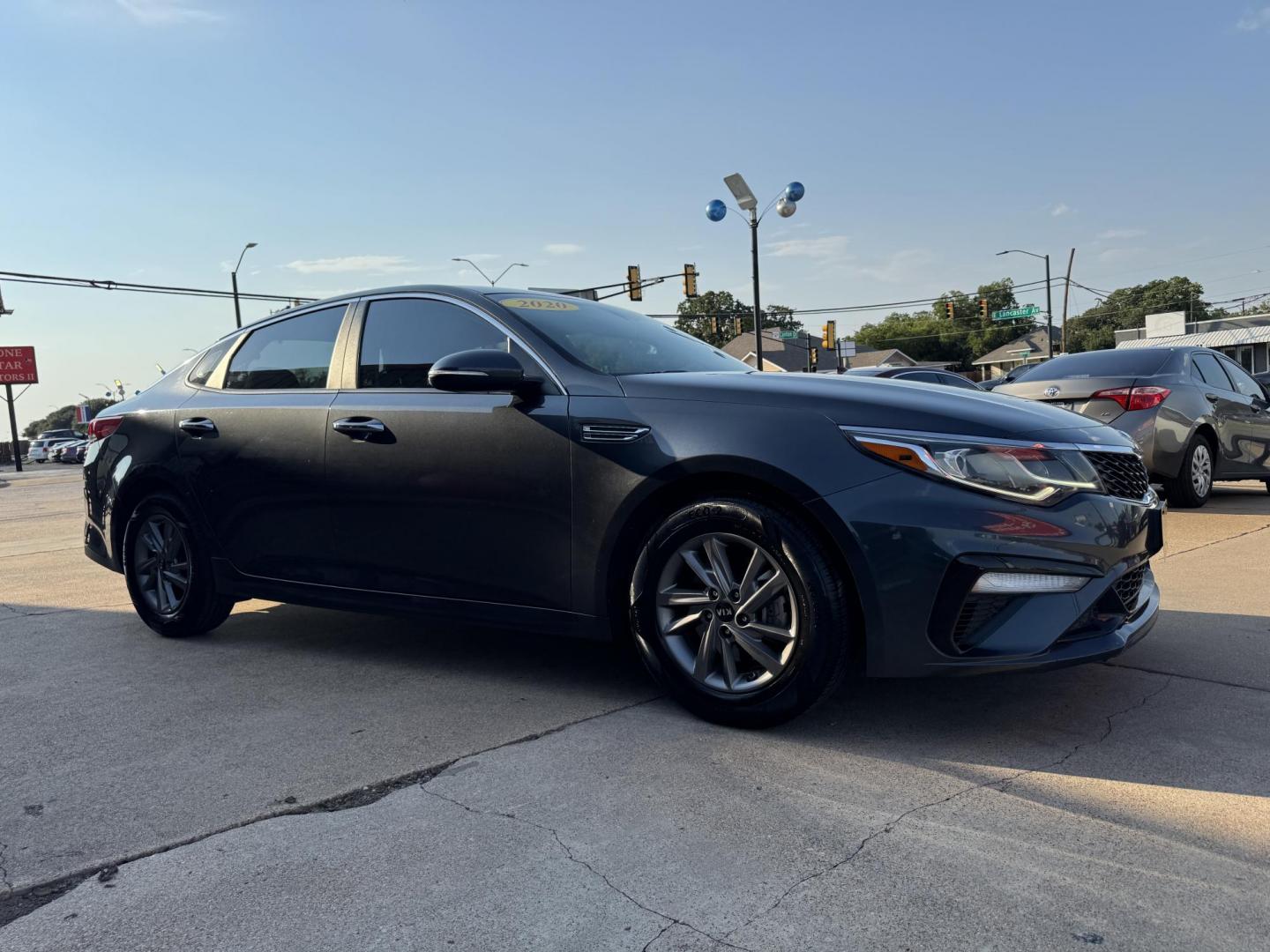 2020 GRAY KIA OPTIMA LX; S; SE (5XXGT4L3XLG) , located at 5900 E. Lancaster Ave., Fort Worth, TX, 76112, (817) 457-5456, 0.000000, 0.000000 - Photo#2