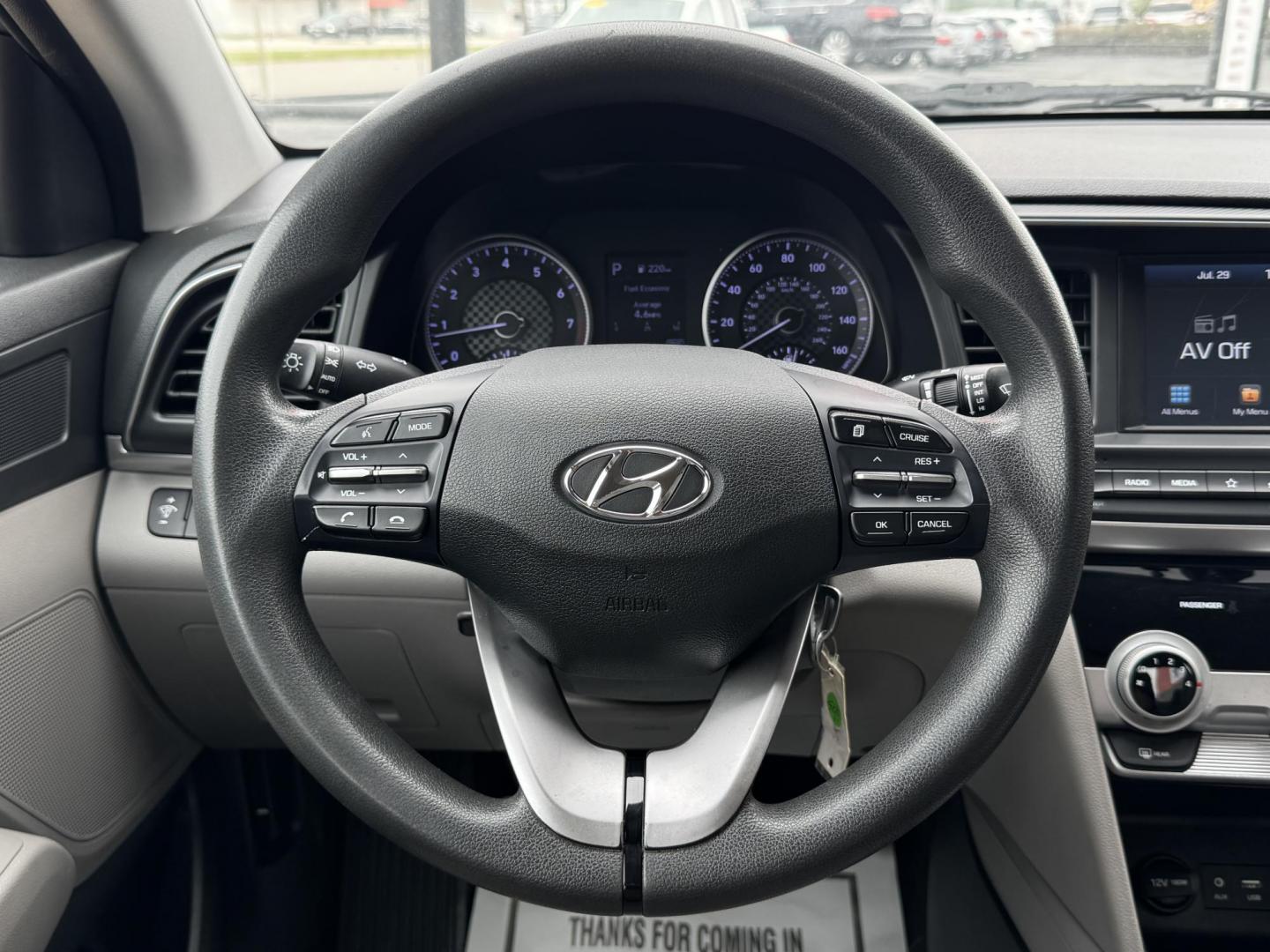 2019 GRAY HYUNDAI ELANTRA LIMITED; SEL (KMHD84LF2KU) , located at 5900 E. Lancaster Ave., Fort Worth, TX, 76112, (817) 457-5456, 0.000000, 0.000000 - Photo#19