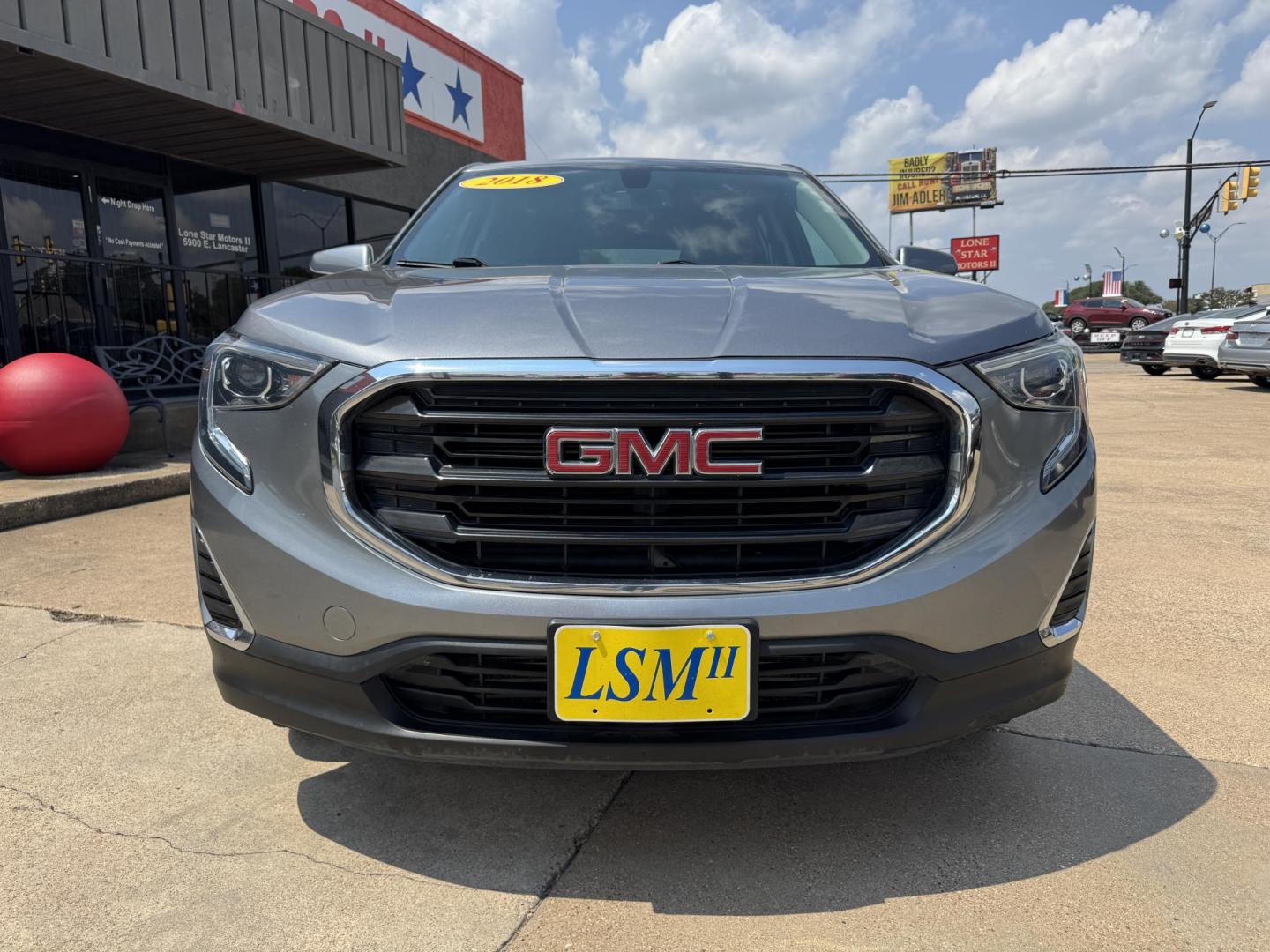 2018 GRAY /BLACK GMC TERRAIN SLE SLE (3GKALMEV3JL) with an 1.4L engine, 6-Speed Automatic transmission, located at 5900 E. Lancaster Ave., Fort Worth, TX, 76112, (817) 457-5456, 0.000000, 0.000000 - The 2018 GMC Terrain SLE features a 1.4L turbocharged 4-cylinder engine paired with a 6-speed automatic transmission and front-wheel drive, delivering 26 MPG city and 30 MPG highway. It seats 5 passengers and comes with a comfortable interior in premium cloth. This Terrain includes Android Auto, App - Photo#1