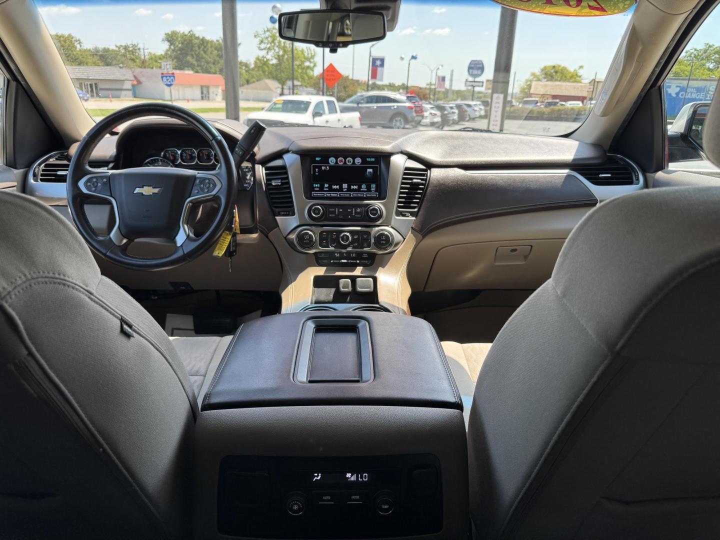 2016 WHITE /TAN CHEVROLET SUBURBAN LS LS 2WD (1GNSCGKC2GR) with an 5.3L V8 OHV 16V engine, 6-Speed Automatic transmission, located at 5900 E. Lancaster Ave., Fort Worth, TX, 76112, (817) 457-5456, 0.000000, 0.000000 - 2016 Chevrolet Suburban LS 2WD This full-size SUV has everything you need for family or work. Equipped with a 5.3L V8 engine, 6-speed automatic, and towing up to 8,300 lbs., it balances power with efficiency at 16/23 MPG. Inside, enjoy seating for 8 with a 3rd row, premium cloth power seats, and du - Photo#14