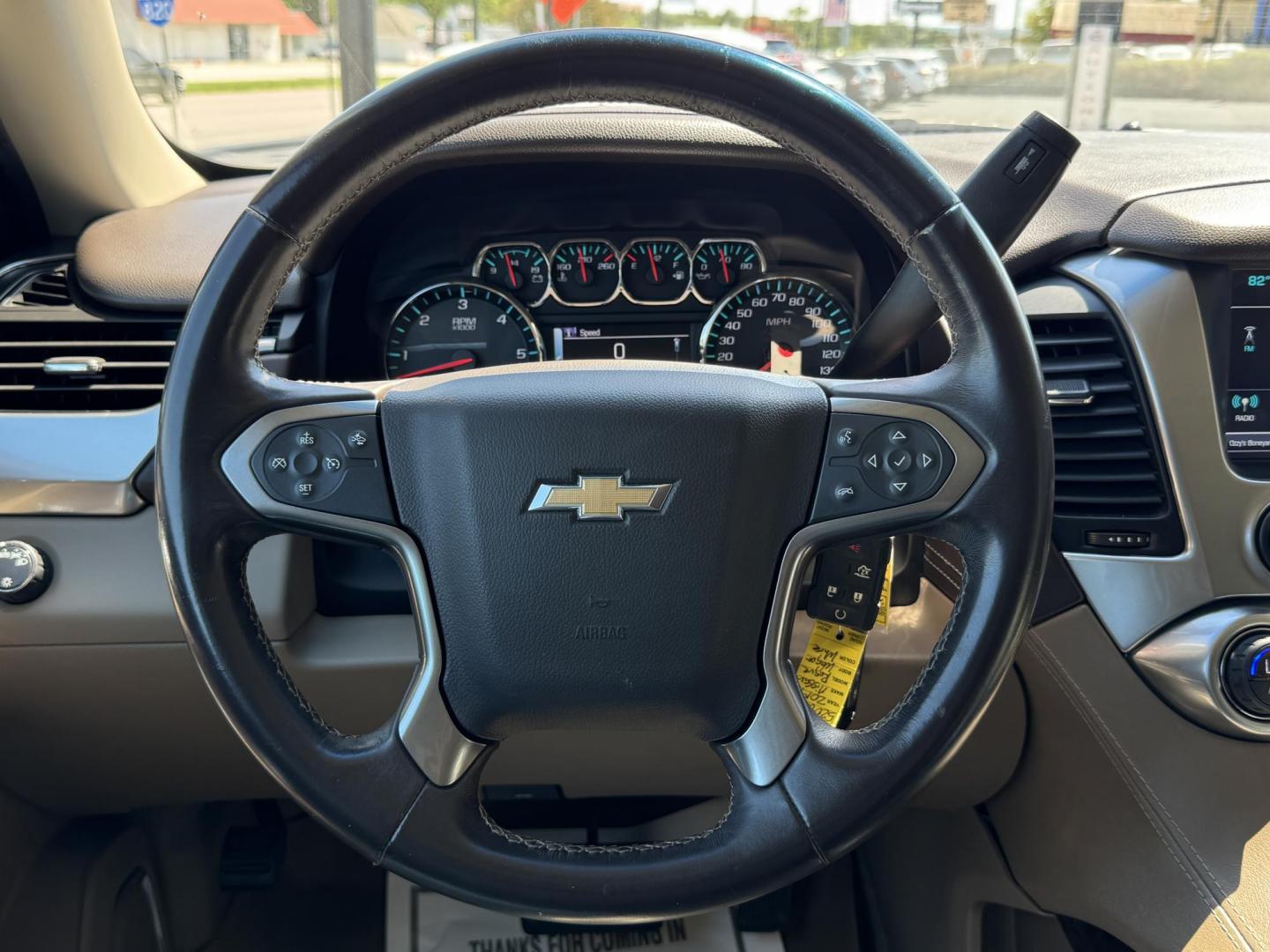 2016 WHITE /TAN CHEVROLET SUBURBAN LS LS 2WD (1GNSCGKC2GR) with an 5.3L V8 OHV 16V engine, 6-Speed Automatic transmission, located at 5900 E. Lancaster Ave., Fort Worth, TX, 76112, (817) 457-5456, 0.000000, 0.000000 - 2016 Chevrolet Suburban LS 2WD This full-size SUV has everything you need for family or work. Equipped with a 5.3L V8 engine, 6-speed automatic, and towing up to 8,300 lbs., it balances power with efficiency at 16/23 MPG. Inside, enjoy seating for 8 with a 3rd row, premium cloth power seats, and du - Photo#23