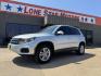 2014 SILVER /BLACK VOLKSWAGEN TIGUAN S; SE; SEL; W S (WVGAV3AX2EW) with an 2.0L Turbocharged 4-Cylinder engine, 6-Speed Automatic transmission, located at 5900 E. Lancaster Ave., Fort Worth, TX, 76112, (817) 457-5456, 0.000000, 0.000000 - Sporty and versatile, this Tiguan features a 2.0L turbocharged engine, seating for 5 passengers, and up to 23.8 cu. ft. of cargo space. Enjoy features like black cloth interior, power locks, ABS, and stability control—a compact SUV with German engineering, efficiency, and comfort all in one. - Photo#0