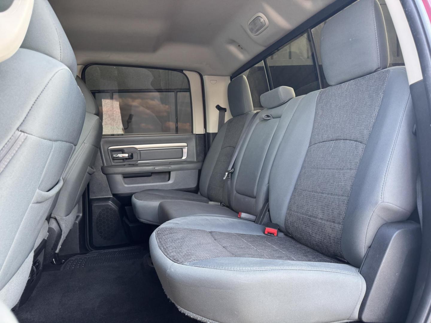 2016 RED /GRAY RAM 1500 SLT; BIG HORN; SLT CREW CAB (1C6RR7LT2GS) with an 5.7L engine, 8-Speed Automatic transmission, located at 5900 E. Lancaster Ave., Fort Worth, TX, 76112, (817) 457-5456, 0.000000, 0.000000 - Check out this 2016 RAM 1500 SLT Crew Cab 4x4, equipped with a 5.7L HEMI V8 and 8-speed automatic transmission. This lifted pickup offers selectable drive modes (2WD, 4WD Auto, 4WD Lock, 4WD Low), front and rear parking assist, tow/haul capability, and a backup camera for confidence on the road. Ins - Photo#11