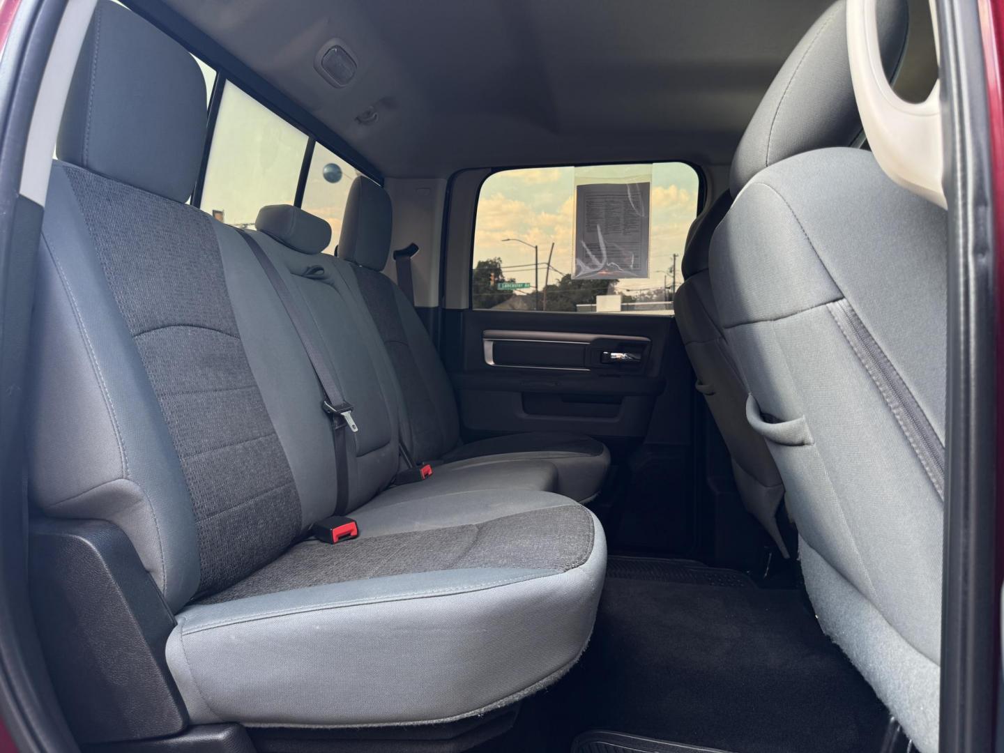 2016 RED /GRAY RAM 1500 SLT; BIG HORN; SLT CREW CAB (1C6RR7LT2GS) with an 5.7L engine, 8-Speed Automatic transmission, located at 5900 E. Lancaster Ave., Fort Worth, TX, 76112, (817) 457-5456, 0.000000, 0.000000 - Check out this 2016 RAM 1500 SLT Crew Cab 4x4, equipped with a 5.7L HEMI V8 and 8-speed automatic transmission. This lifted pickup offers selectable drive modes (2WD, 4WD Auto, 4WD Lock, 4WD Low), front and rear parking assist, tow/haul capability, and a backup camera for confidence on the road. Ins - Photo#13