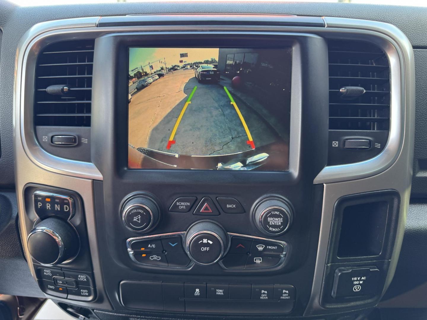 2016 RED /GRAY RAM 1500 SLT; BIG HORN; SLT CREW CAB (1C6RR7LT2GS) with an 5.7L engine, 8-Speed Automatic transmission, located at 5900 E. Lancaster Ave., Fort Worth, TX, 76112, (817) 457-5456, 0.000000, 0.000000 - Check out this 2016 RAM 1500 SLT Crew Cab 4x4, equipped with a 5.7L HEMI V8 and 8-speed automatic transmission. This lifted pickup offers selectable drive modes (2WD, 4WD Auto, 4WD Lock, 4WD Low), front and rear parking assist, tow/haul capability, and a backup camera for confidence on the road. Ins - Photo#20