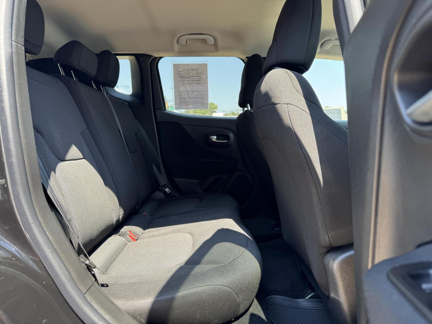 2021 BLACK /BLACK JEEP RENEGADE SPORT Jeepster (ZACNJCABXMP) with an 2.4L engine, 9-Speed Automatic transmission, located at 5900 E. Lancaster Ave., Fort Worth, TX, 76112, (817) 457-5456, 0.000000, 0.000000 - Powered by a 2.4L 4-cylinder engine with a 9-speed automatic transmission and front-wheel drive, this 2021 Jeep Renegade delivers an estimated 22 MPG city and 30 MPG highway. It seats up to 5 passengers and features lane assist, push-button start, backup camera, dual-zone climate control, hands-free - Photo#13