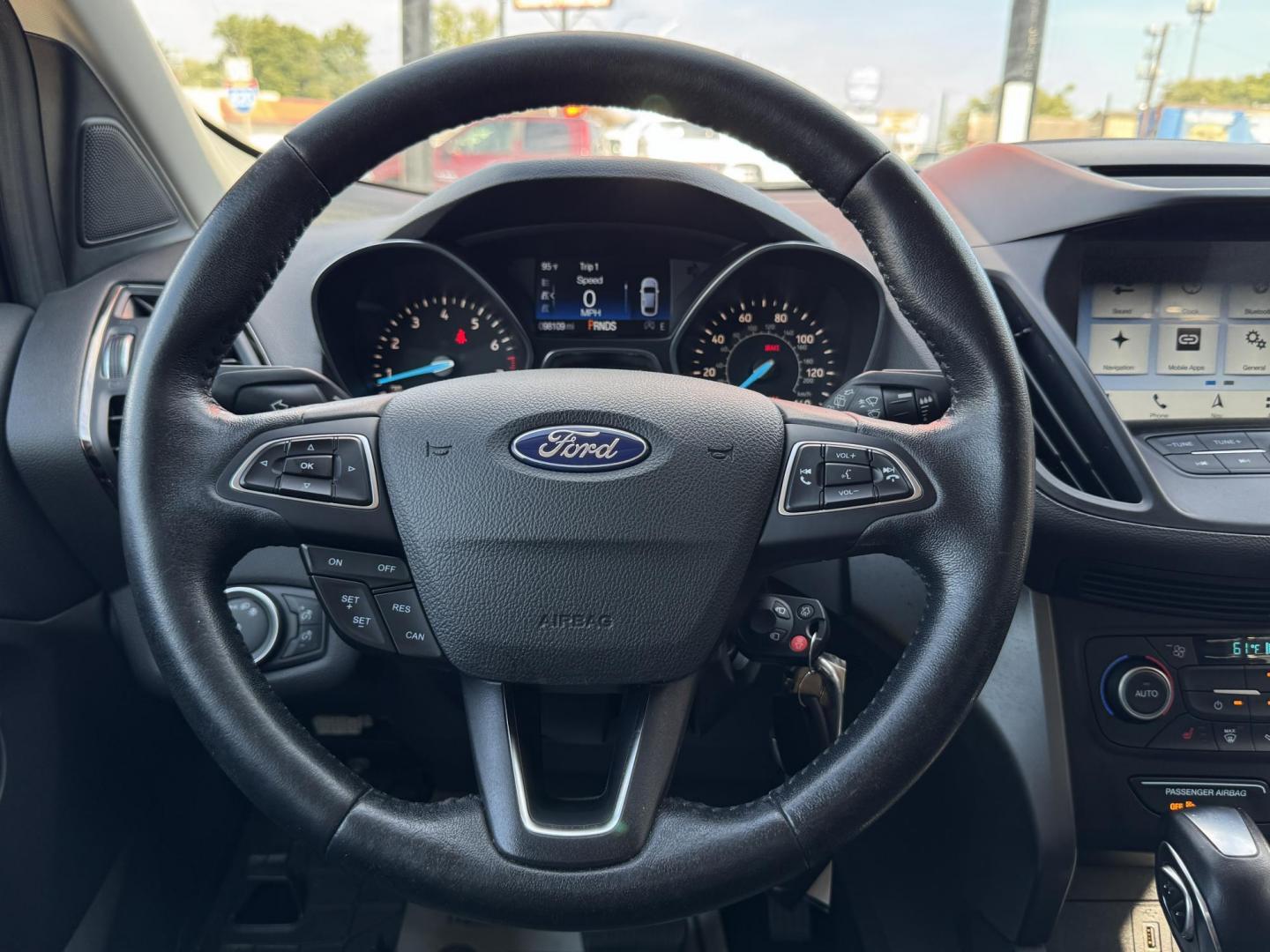 2018 WHITE /BLACK FORD ESCAPE SEL (1FMCU9HD4JU) , located at 5900 E. Lancaster Ave., Fort Worth, TX, 76112, (817) 457-5456, 0.000000, 0.000000 - Photo#18