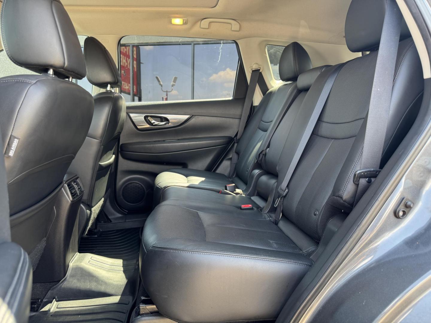 2015 BROWN /BLACK NISSAN ROGUE SL (5N1AT2MT9FC) with an 2.5L engine, CVT transmission, located at 5900 E. Lancaster Ave., Fort Worth, TX, 76112, (817) 457-5456, 0.000000, 0.000000 - The 2015 Nissan Rogue SL offers efficiency, comfort, and advanced tech. Powered by a 2.5L 4-cylinder engine with CVT, it delivers up to 33 MPG highway. Features include leather heated seats, moonroof, dual-zone climate control, navigation with satellite view, and a surround-view camera system with f - Photo#12