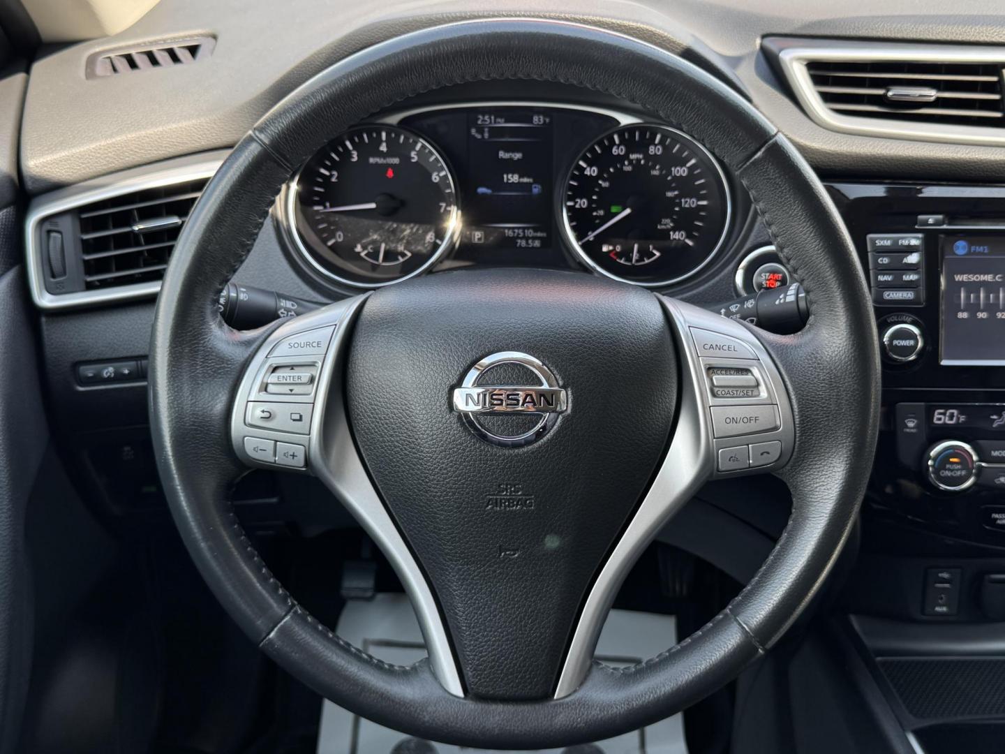2015 BROWN /BLACK NISSAN ROGUE SL (5N1AT2MT9FC) with an 2.5L engine, CVT transmission, located at 5900 E. Lancaster Ave., Fort Worth, TX, 76112, (817) 457-5456, 0.000000, 0.000000 - The 2015 Nissan Rogue SL offers efficiency, comfort, and advanced tech. Powered by a 2.5L 4-cylinder engine with CVT, it delivers up to 33 MPG highway. Features include leather heated seats, moonroof, dual-zone climate control, navigation with satellite view, and a surround-view camera system with f - Photo#19