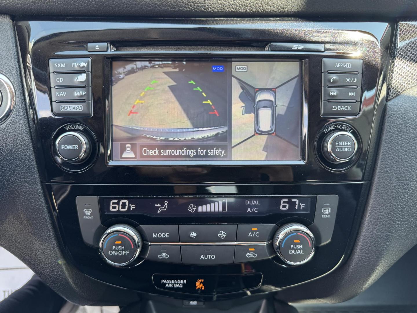 2015 BROWN /BLACK NISSAN ROGUE SL (5N1AT2MT9FC) with an 2.5L engine, CVT transmission, located at 5900 E. Lancaster Ave., Fort Worth, TX, 76112, (817) 457-5456, 0.000000, 0.000000 - The 2015 Nissan Rogue SL offers efficiency, comfort, and advanced tech. Powered by a 2.5L 4-cylinder engine with CVT, it delivers up to 33 MPG highway. Features include leather heated seats, moonroof, dual-zone climate control, navigation with satellite view, and a surround-view camera system with f - Photo#20