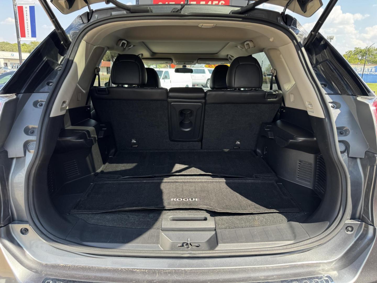 2015 BROWN /BLACK NISSAN ROGUE SL (5N1AT2MT9FC) with an 2.5L engine, CVT transmission, located at 5900 E. Lancaster Ave., Fort Worth, TX, 76112, (817) 457-5456, 0.000000, 0.000000 - The 2015 Nissan Rogue SL offers efficiency, comfort, and advanced tech. Powered by a 2.5L 4-cylinder engine with CVT, it delivers up to 33 MPG highway. Features include leather heated seats, moonroof, dual-zone climate control, navigation with satellite view, and a surround-view camera system with f - Photo#4