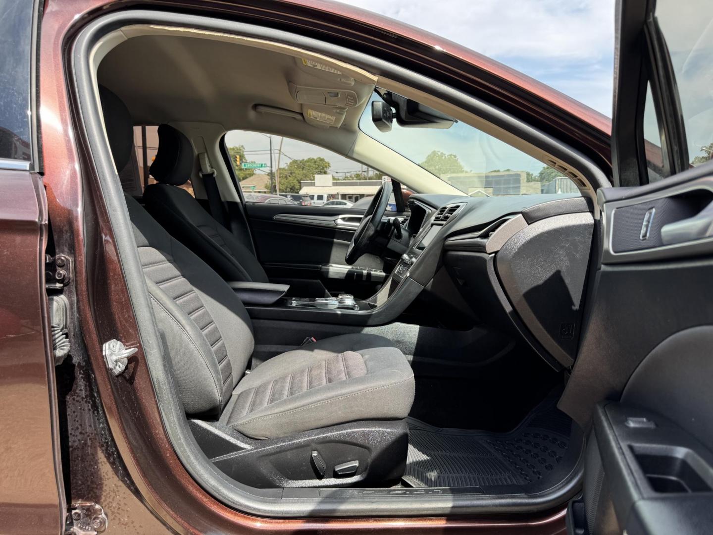 2019 RED FORD FUSION SE SE (3FA6P0HD5KR) with an 1.5L engine, 6-Speed Automatic transmission, located at 5900 E. Lancaster Ave., Fort Worth, TX, 76112, (817) 457-5456, 0.000000, 0.000000 - The 2019 Ford Fusion SE delivers efficiency and comfort with its 1.5L EcoBoost engine offering up to 34 MPG highway. Features include Bluetooth, backup camera, alloy wheels, and seating for five. A reliable sedan with modern technology and great fuel economy - Photo#15