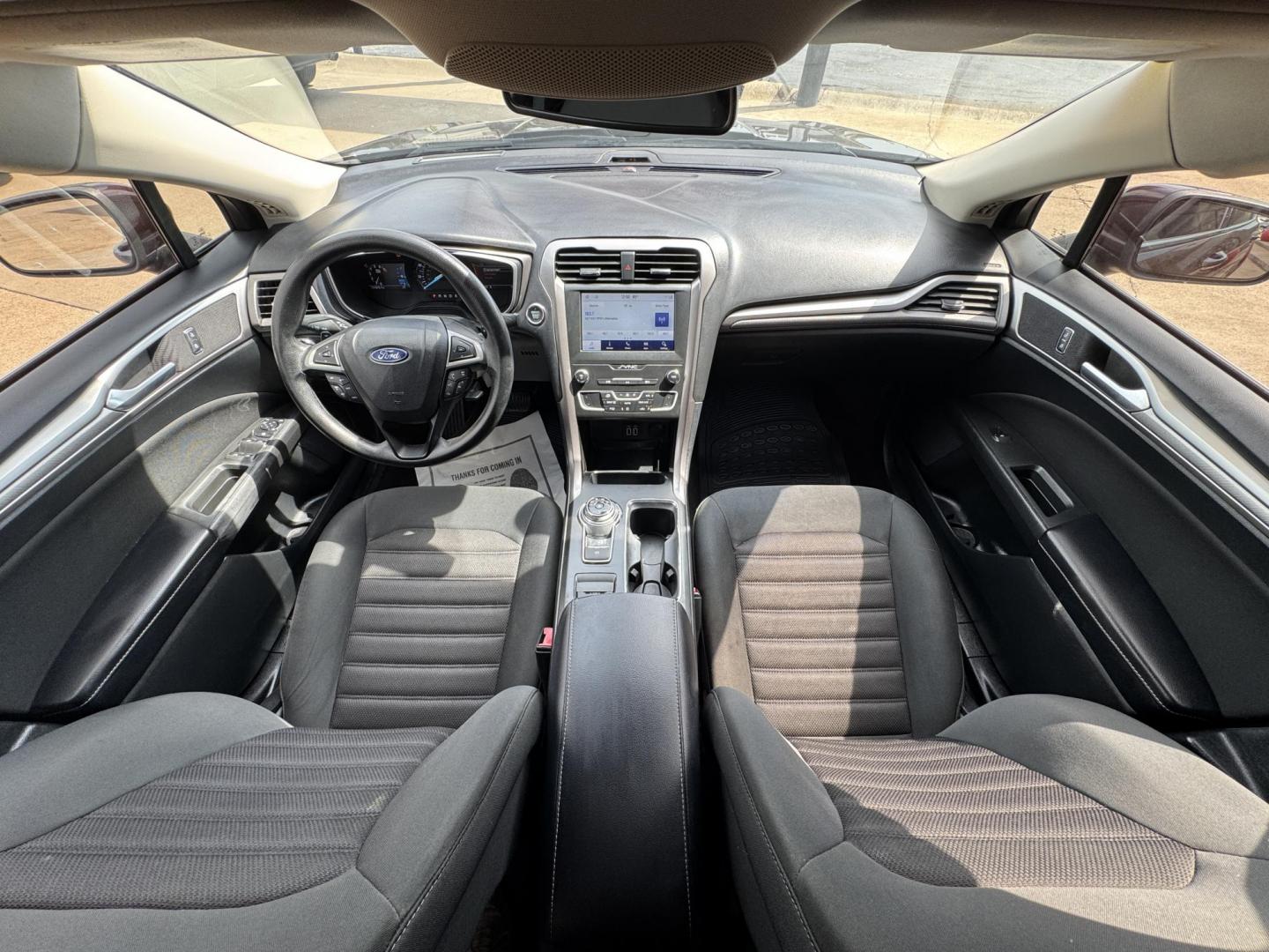 2019 RED FORD FUSION SE SE (3FA6P0HD5KR) with an 1.5L engine, 6-Speed Automatic transmission, located at 5900 E. Lancaster Ave., Fort Worth, TX, 76112, (817) 457-5456, 0.000000, 0.000000 - The 2019 Ford Fusion SE delivers efficiency and comfort with its 1.5L EcoBoost engine offering up to 34 MPG highway. Features include Bluetooth, backup camera, alloy wheels, and seating for five. A reliable sedan with modern technology and great fuel economy - Photo#17