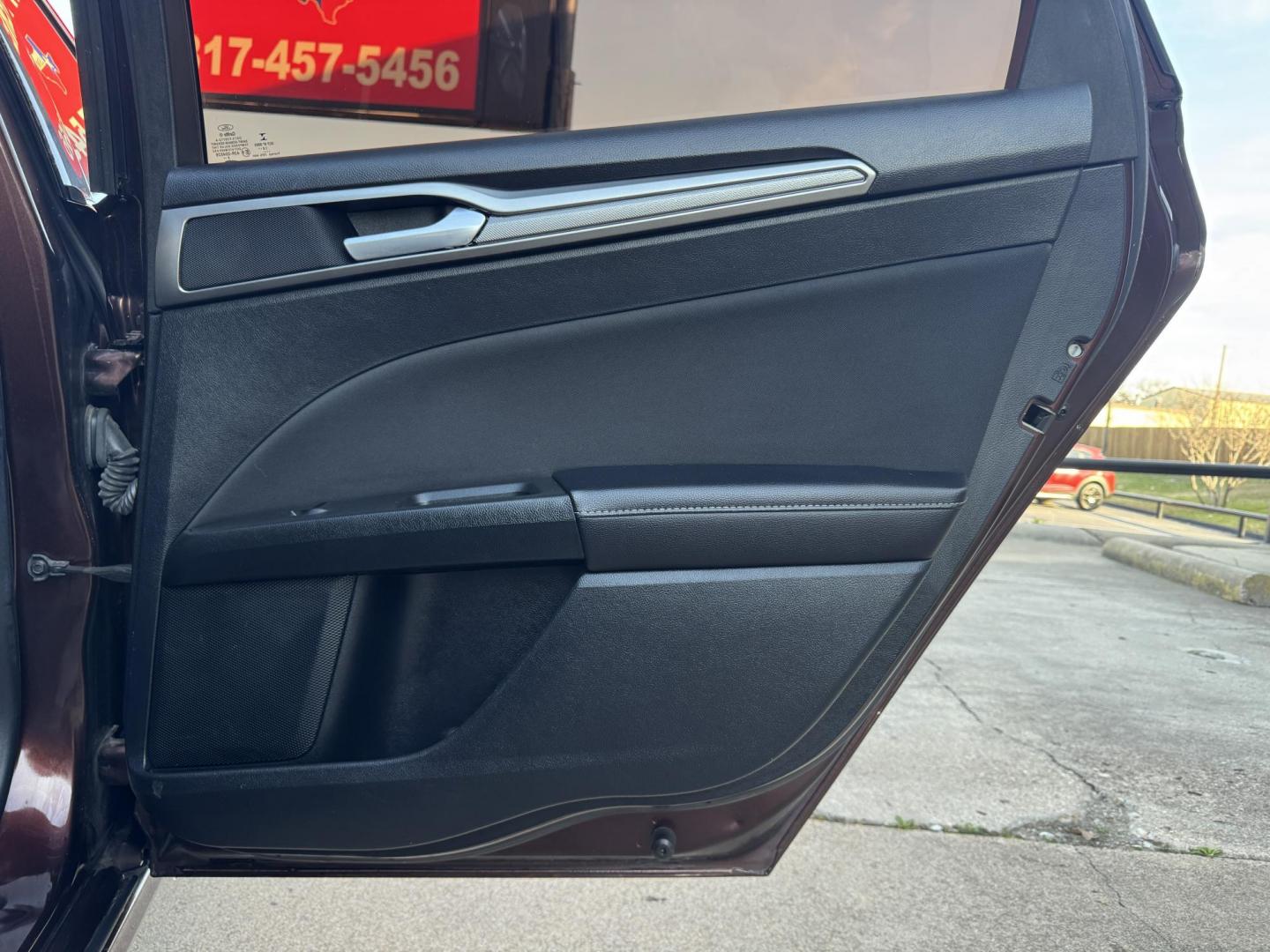 2019 BROWN FORD FUSION SE SE (3FA6P0HD5KR) with an 1.5L engine, 6-Speed Automatic transmission, located at 5900 E. Lancaster Ave., Fort Worth, TX, 76112, (817) 457-5456, 0.000000, 0.000000 - The 2019 Ford Fusion SE delivers efficiency and comfort with its 1.5L EcoBoost engine offering up to 34 MPG highway. Features include Bluetooth, backup camera, alloy wheels, and seating for five. A reliable sedan with modern technology and great fuel economy - Photo#12