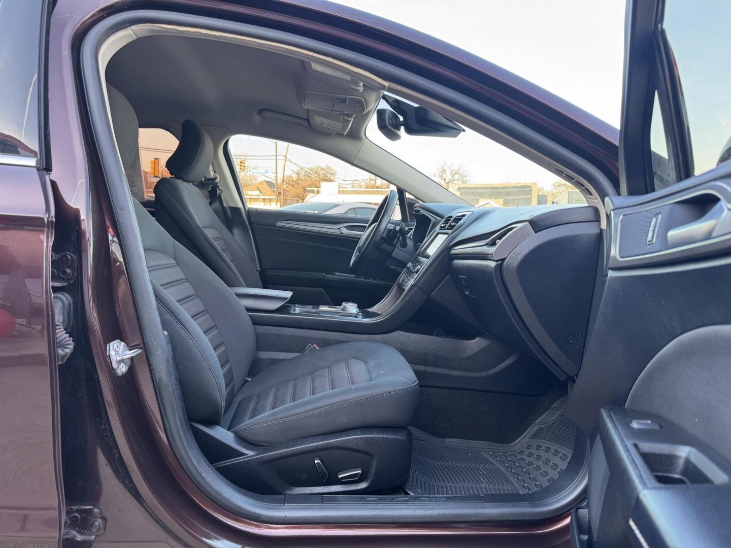 2019 BROWN FORD FUSION SE SE (3FA6P0HD5KR) with an 1.5L engine, 6-Speed Automatic transmission, located at 5900 E. Lancaster Ave., Fort Worth, TX, 76112, (817) 457-5456, 0.000000, 0.000000 - The 2019 Ford Fusion SE delivers efficiency and comfort with its 1.5L EcoBoost engine offering up to 34 MPG highway. Features include Bluetooth, backup camera, alloy wheels, and seating for five. A reliable sedan with modern technology and great fuel economy - Photo#15