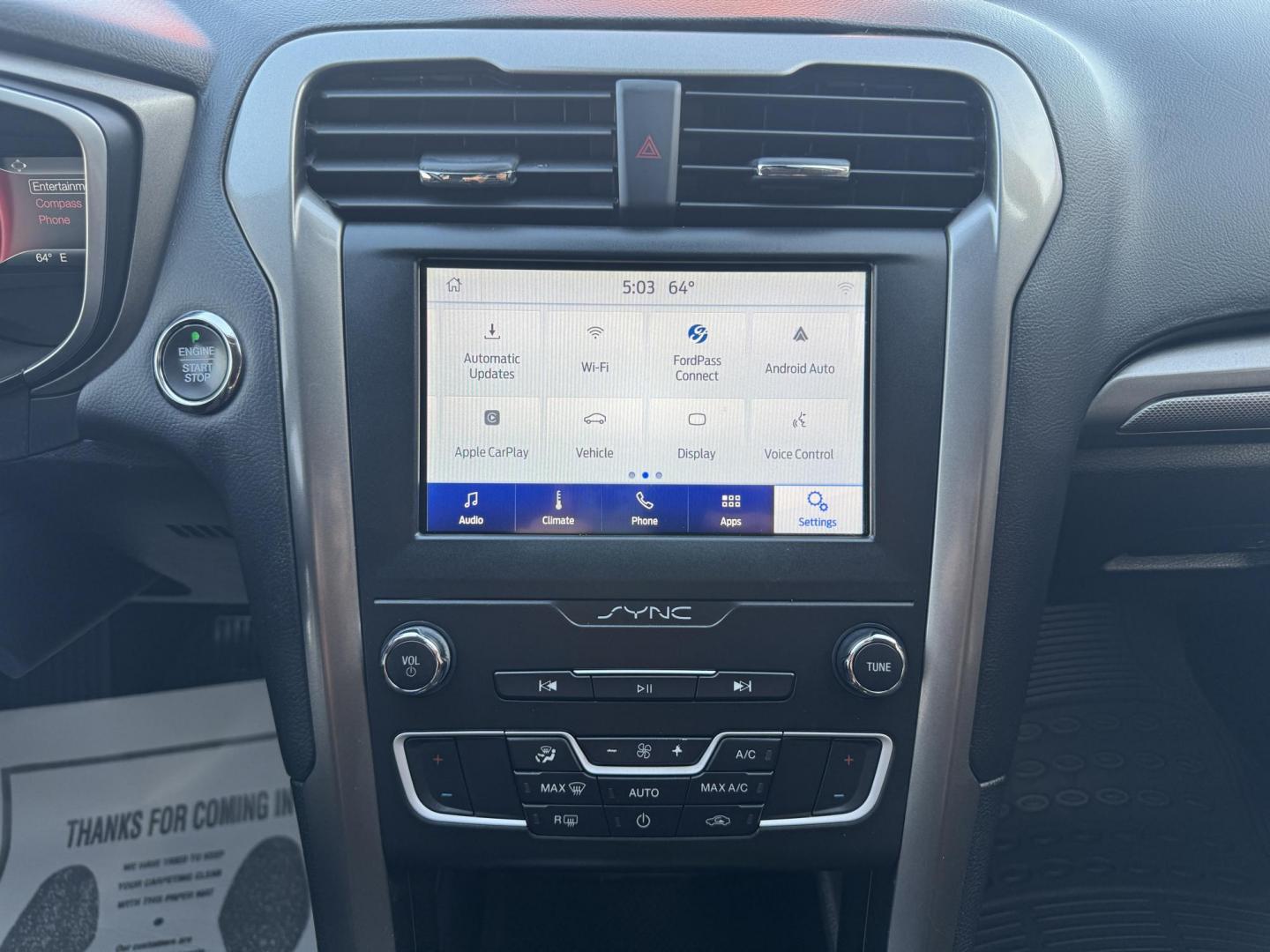 2019 BROWN FORD FUSION SE SE (3FA6P0HD5KR) with an 1.5L engine, 6-Speed Automatic transmission, located at 5900 E. Lancaster Ave., Fort Worth, TX, 76112, (817) 457-5456, 0.000000, 0.000000 - The 2019 Ford Fusion SE delivers efficiency and comfort with its 1.5L EcoBoost engine offering up to 34 MPG highway. Features include Bluetooth, backup camera, alloy wheels, and seating for five. A reliable sedan with modern technology and great fuel economy - Photo#18