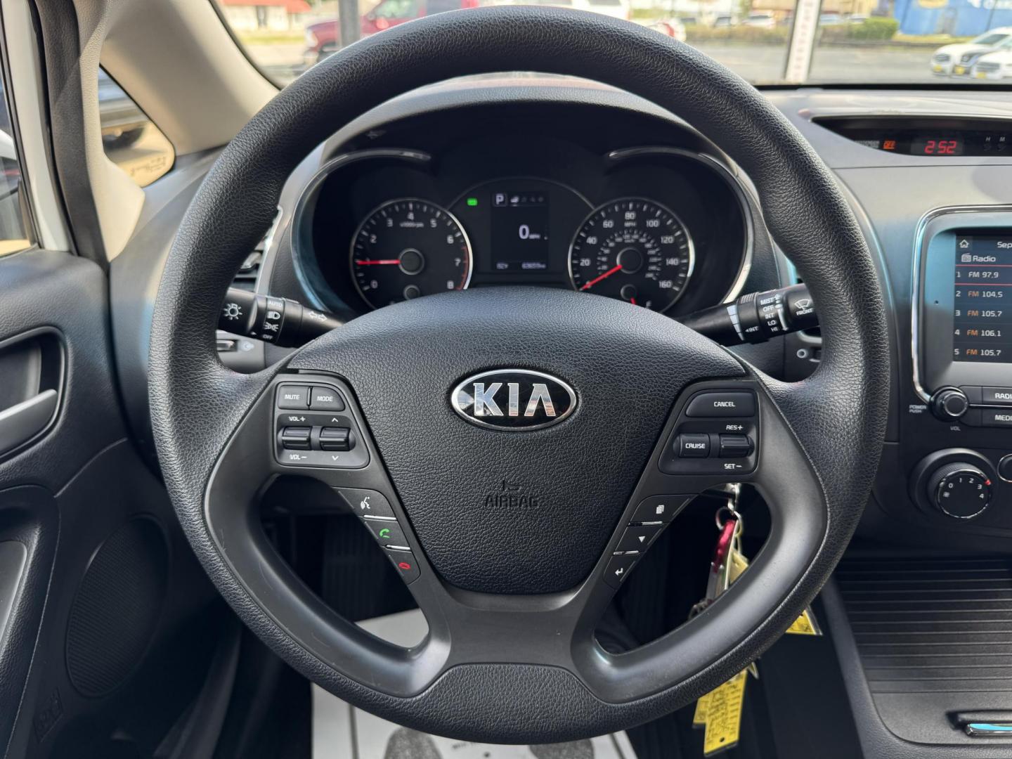 2018 WHITE /BLACK KIA FORTE LX; S LX (3KPFL4A70JE) with an 2.0L engine, 6-Speed Automatic transmission, located at 5900 E. Lancaster Ave., Fort Worth, TX, 76112, (817) 457-5456, 0.000000, 0.000000 - The 2018 Kia Forte LX combines efficiency and comfort with a 2.0L 4-cylinder engine, 6-speed automatic transmission, and impressive 29 city / 37 highway MPG. It seats five with spacious legroom and features a backup camera, phone connectivity, 4-wheel ABS disc brakes, and coil spring suspension. A r - Photo#18