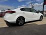 2018 WHITE /BLACK KIA FORTE LX; S LX (3KPFL4A70JE) with an 2.0L engine, 6-Speed Automatic transmission, located at 5900 E. Lancaster Ave., Fort Worth, TX, 76112, (817) 457-5456, 0.000000, 0.000000 - The 2018 Kia Forte LX combines efficiency and comfort with a 2.0L 4-cylinder engine, 6-speed automatic transmission, and impressive 29 city / 37 highway MPG. It seats five with spacious legroom and features a backup camera, phone connectivity, 4-wheel ABS disc brakes, and coil spring suspension. A r - Photo#3