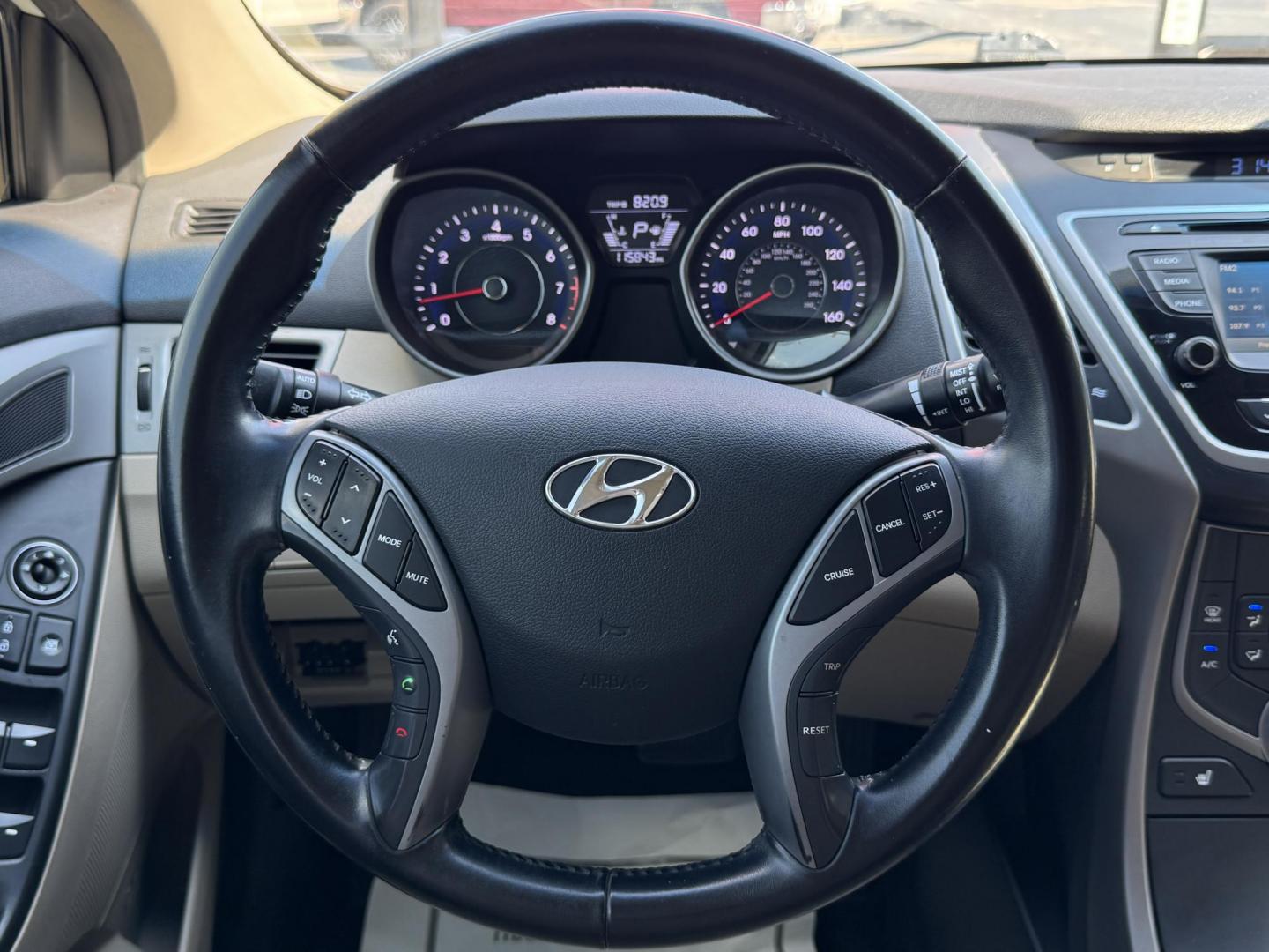 2016 WHITE /TAN HYUNDAI ELANTRA LIMITED; SE; LIMITIED (5NPDH4AEXGH) with an 1.8L engine, 6-Speed Automatic transmission, located at 5900 E. Lancaster Ave., Fort Worth, TX, 76112, (817) 457-5456, 0.000000, 0.000000 - Check out this 2016 Hyundai Elantra Limited, a reliable sedan with seating for five. It features front heated seats, push-to-start, a backup camera, and comfortable cloth interior. With a fuel-efficient 1.8L engine and smooth 6-speed automatic transmission, it’s ready for your daily drives around - Photo#18