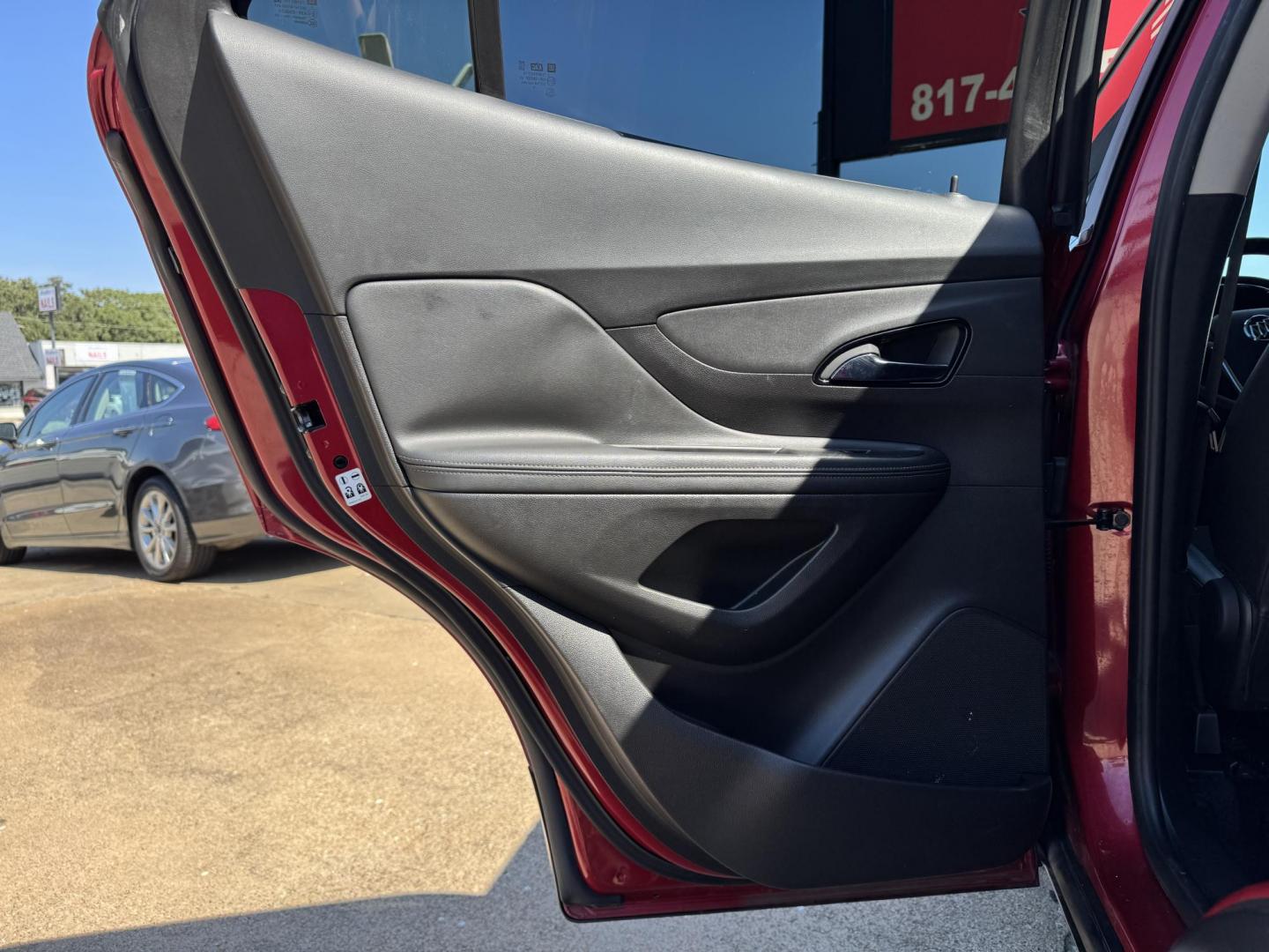 2018 RED /BLACK BUICK ENCORE PREFERRED Preferred (KL4CJASB9JB) with an 1.4L engine, 6-Speed Automatic transmission, located at 5900 E. Lancaster Ave., Fort Worth, TX, 76112, (817) 457-5456, 0.000000, 0.000000 - Photo#10