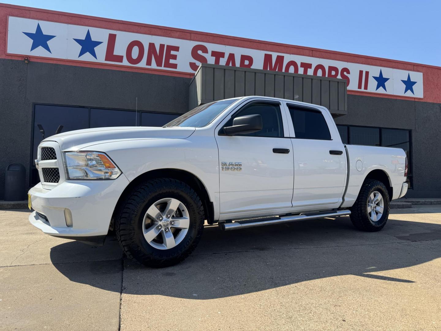 2018 WHITE /BLACK RAM 1500 EXPRESS; ST; TR (1C6RR6KG4JS) with an 3.6L engine, 8-Speed Automatic transmission, located at 5900 E. Lancaster Ave., Fort Worth, TX, 76112, (817) 457-5456, 0.000000, 0.000000 - Photo#0