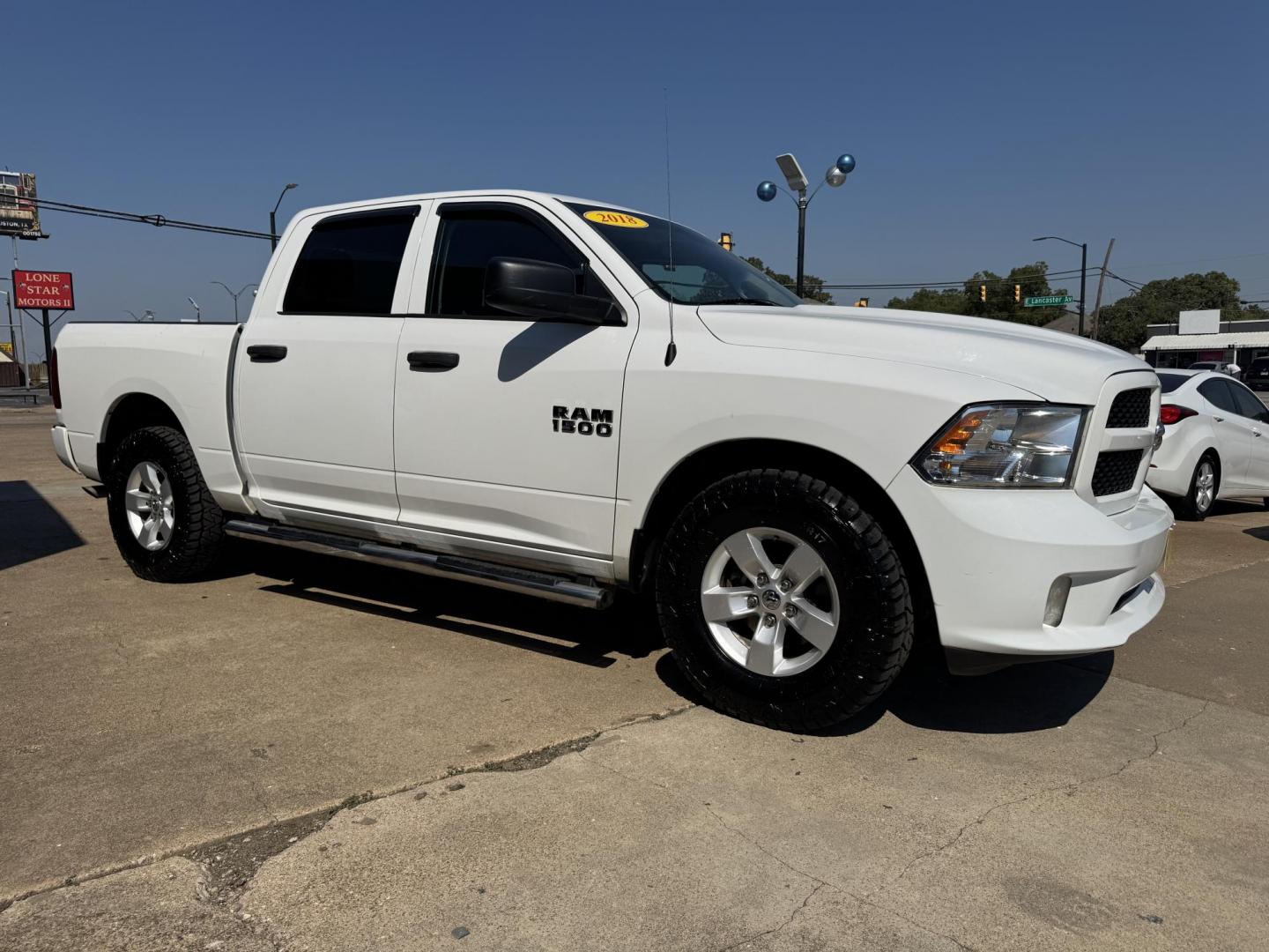 2018 WHITE /BLACK RAM 1500 EXPRESS; ST; TR (1C6RR6KG4JS) with an 3.6L engine, 8-Speed Automatic transmission, located at 5900 E. Lancaster Ave., Fort Worth, TX, 76112, (817) 457-5456, 0.000000, 0.000000 - Photo#2