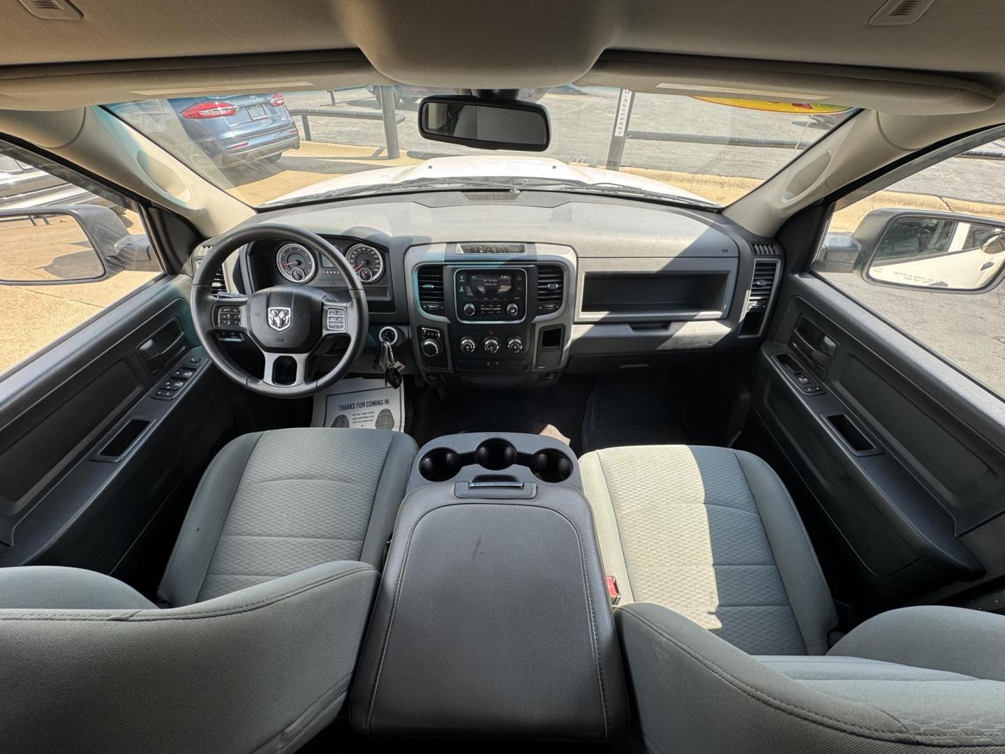 2018 WHITE /BLACK RAM 1500 EXPRESS; ST; TR (1C6RR6KG4JS) with an 3.6L engine, 8-Speed Automatic transmission, located at 5900 E. Lancaster Ave., Fort Worth, TX, 76112, (817) 457-5456, 0.000000, 0.000000 - Photo#17