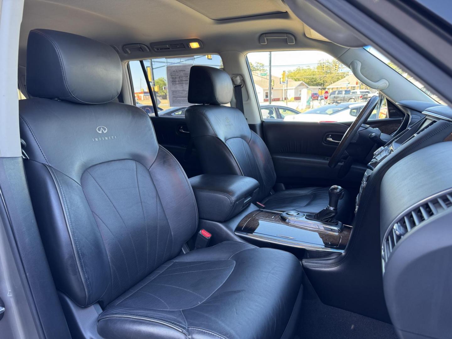 2014 GRAY /BLACK INFINITI QX80 BASE (JN8AZ2NF0E9) , located at 5900 E. Lancaster Ave., Fort Worth, TX, 76112, (817) 457-5456, 0.000000, 0.000000 - Photo#19