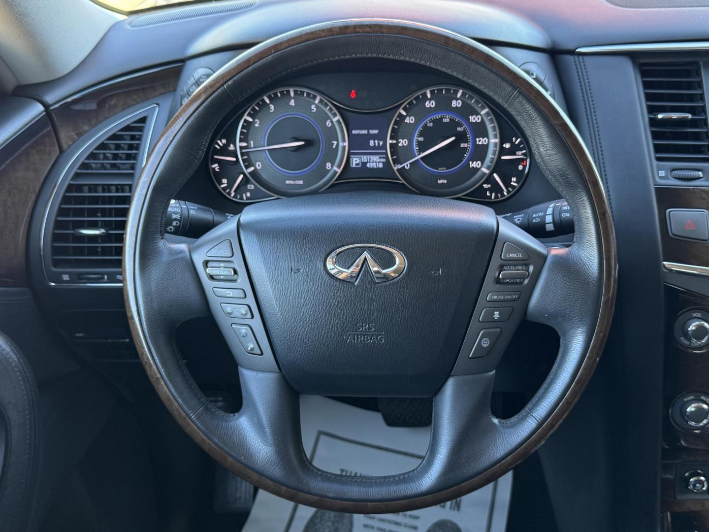 2014 GRAY /BLACK INFINITI QX80 BASE (JN8AZ2NF0E9) , located at 5900 E. Lancaster Ave., Fort Worth, TX, 76112, (817) 457-5456, 0.000000, 0.000000 - Photo#21