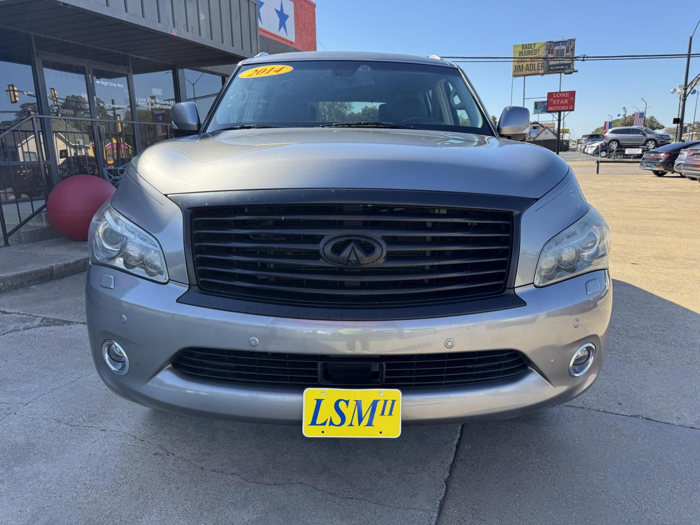 2014 GRAY /BLACK INFINITI QX80 BASE (JN8AZ2NF0E9) , located at 5900 E. Lancaster Ave., Fort Worth, TX, 76112, (817) 457-5456, 0.000000, 0.000000 - Photo#1